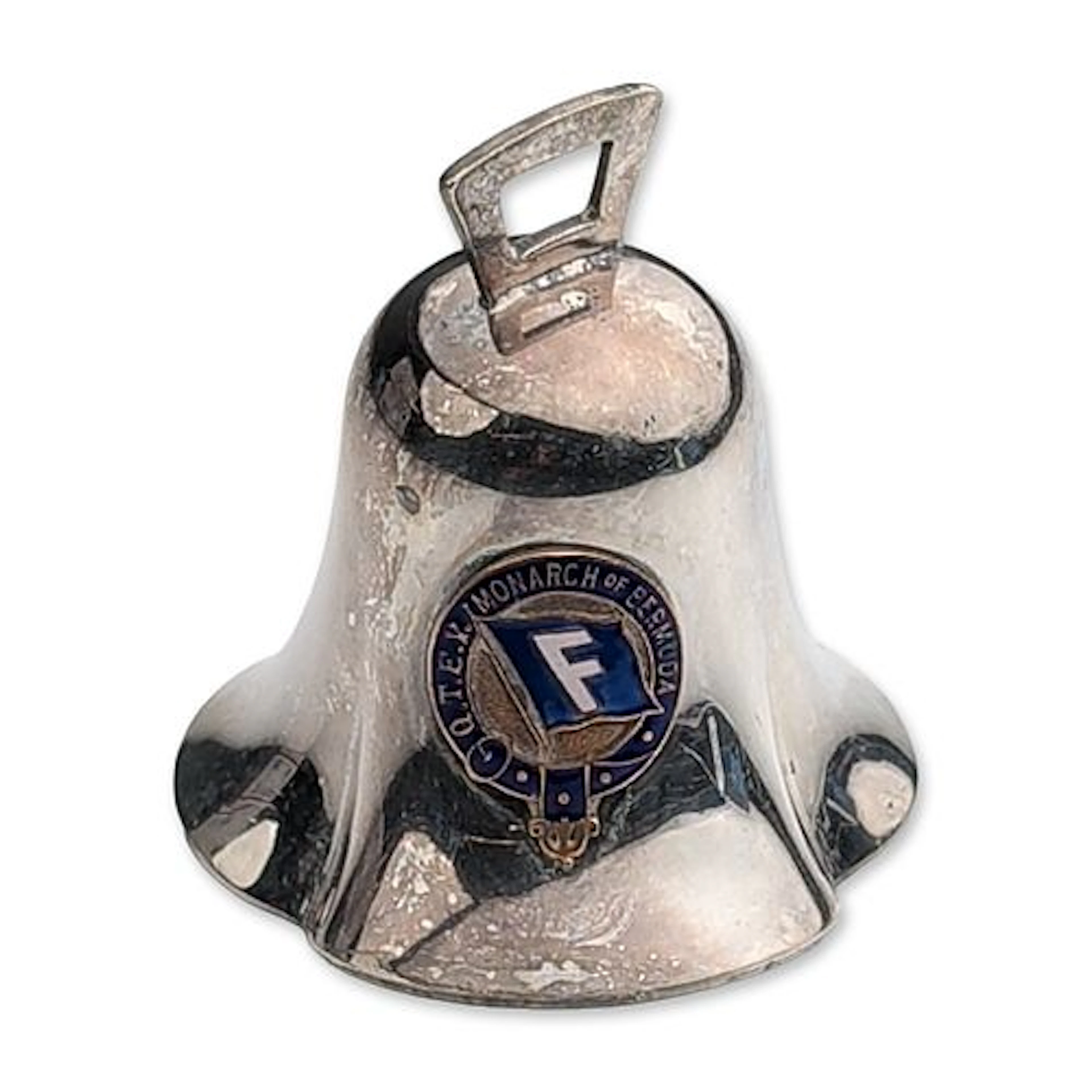 Monarch of Bermuda Silverplate Souvenir Bell