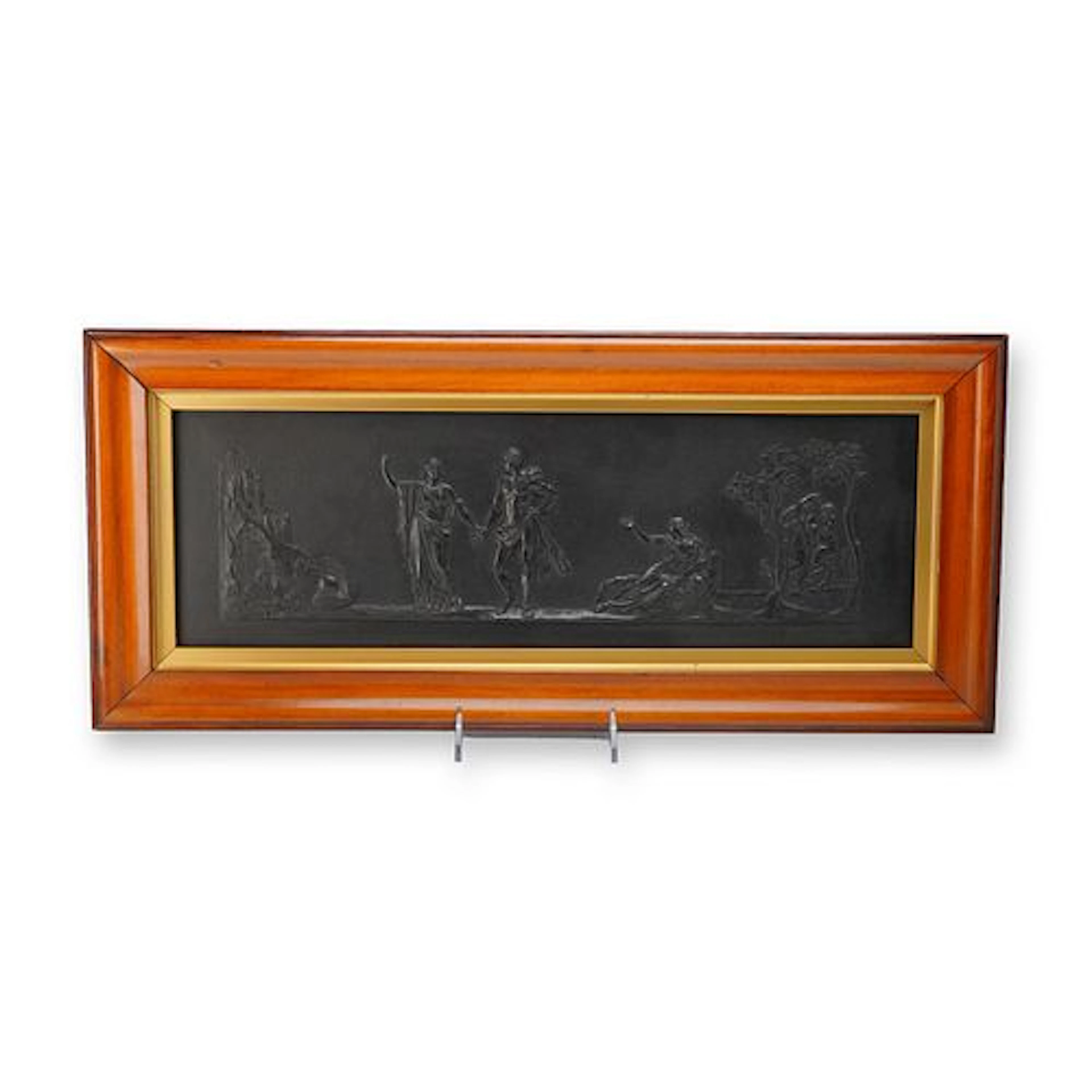 Wedgwood Black Basalt Stoneware Rectangular Plaque
