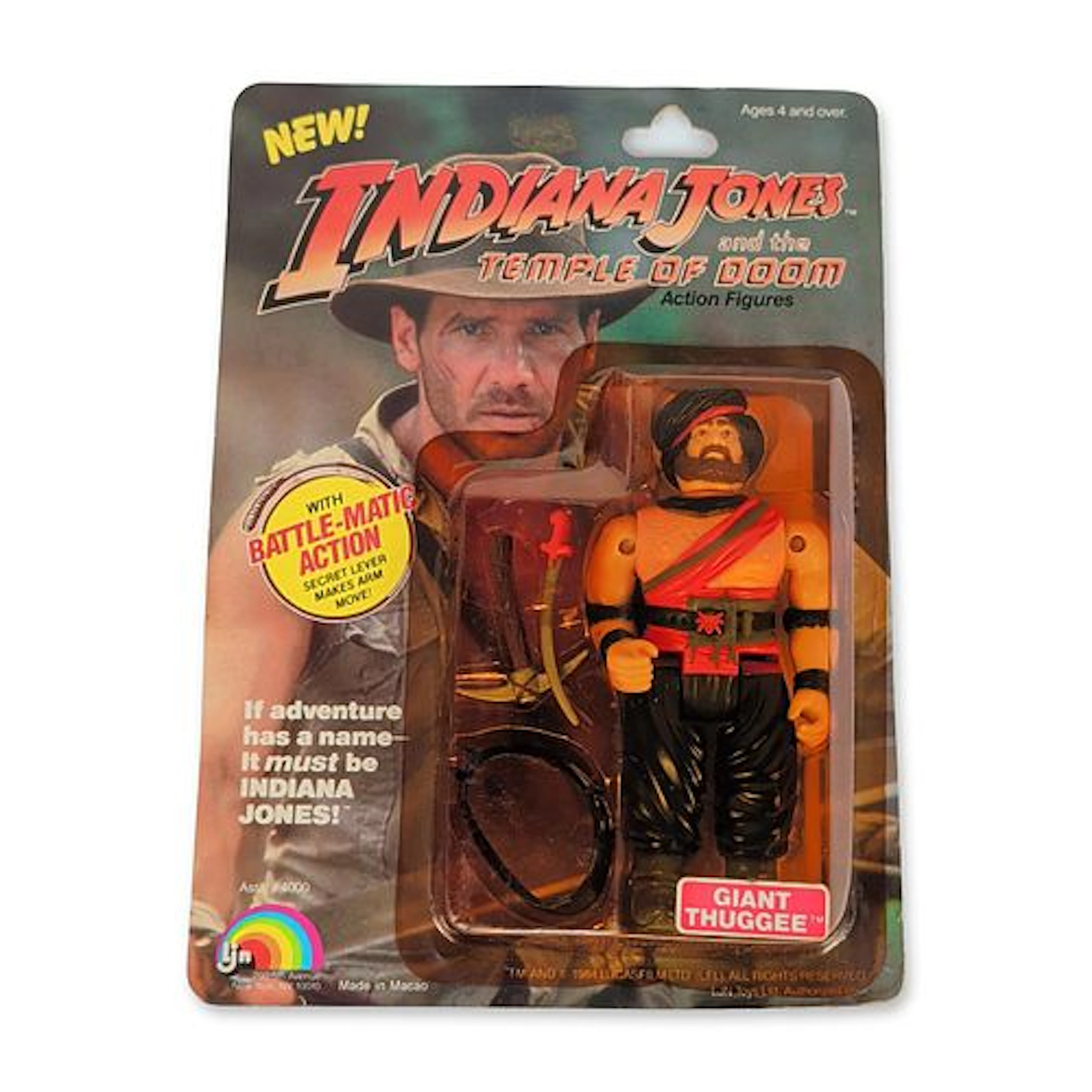 LJN Indiana Jones Giant Thuggee Action Figure