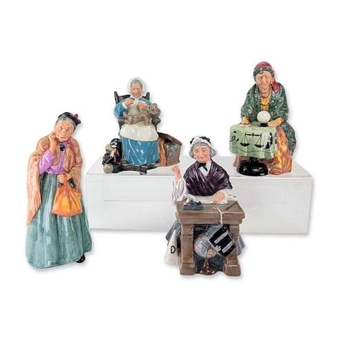 Royal Doulton Porcelain Figurines Group of Four