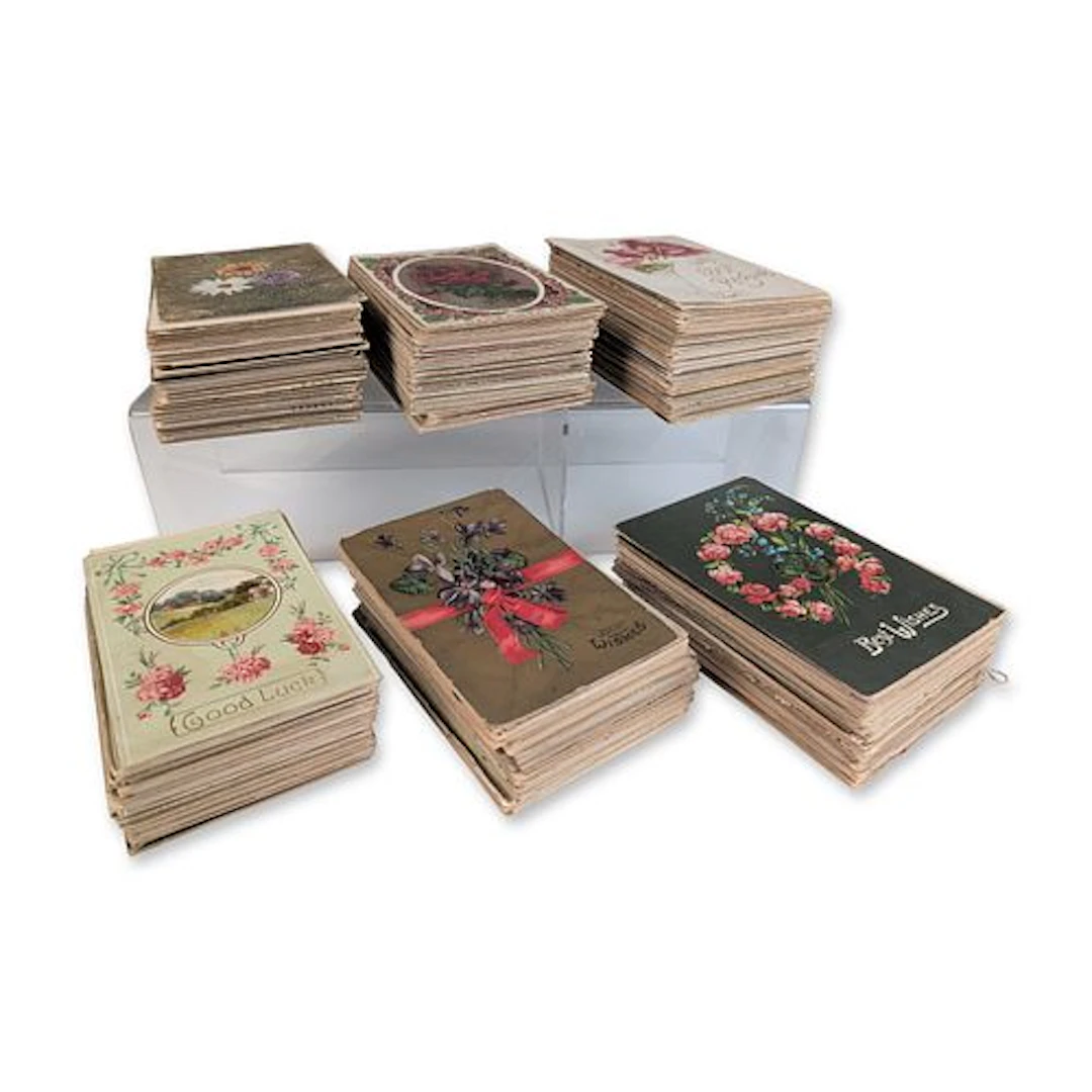 Collection of Early 20th Century Greetings, Best Wishes and Congratulations