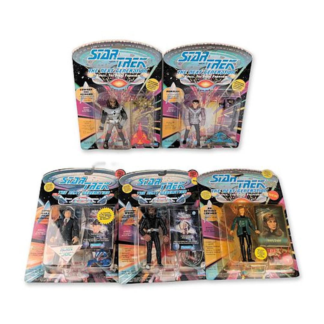 5pc Playmates Star Trek The Next Generation Figures