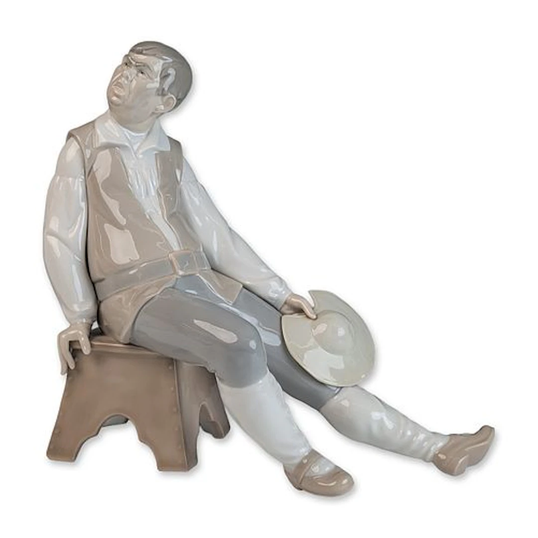 Lladro Glazed Porcelain Figurine, Sancho Panza 01001031