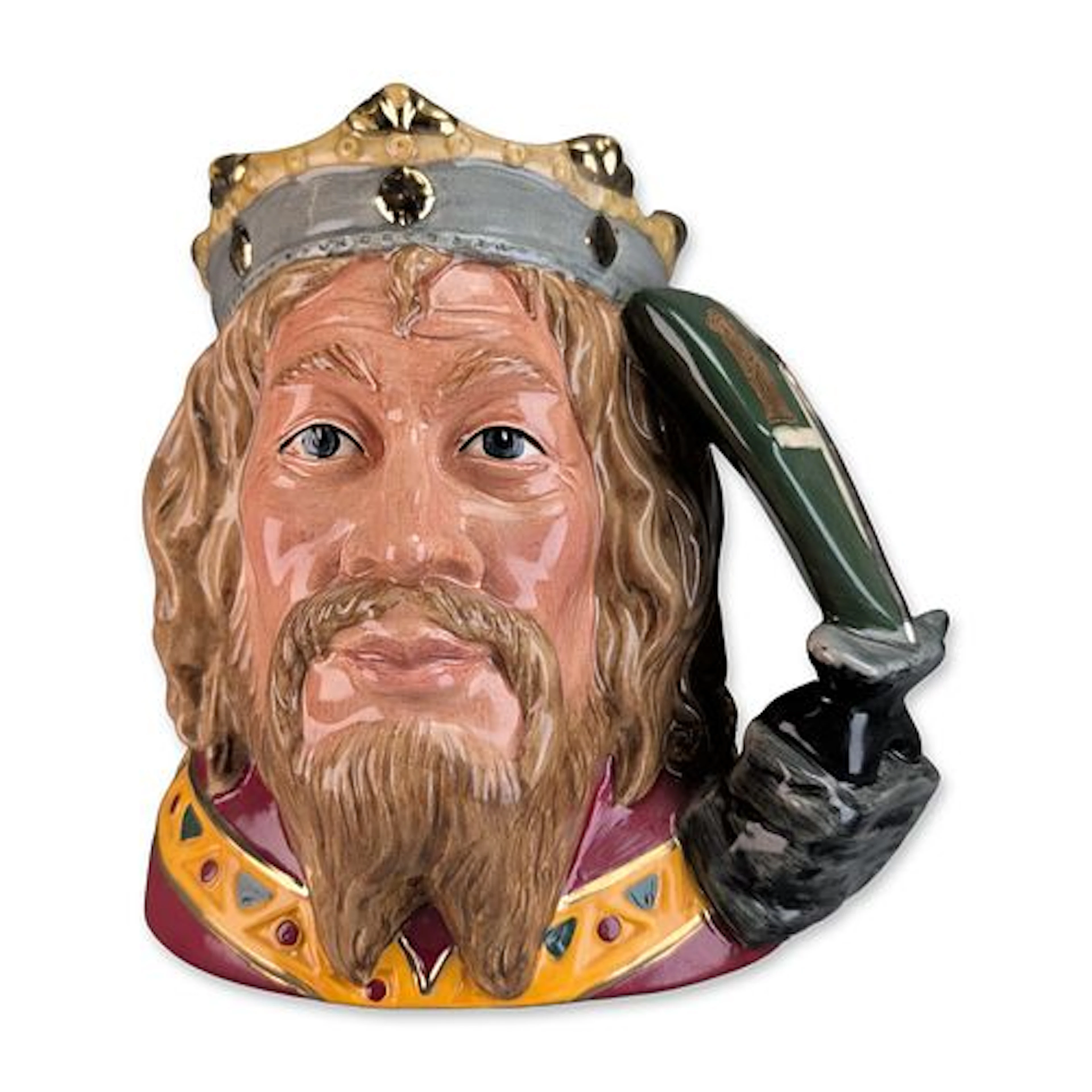 Royal Doulton Large Character Jug, King Arthur D7055