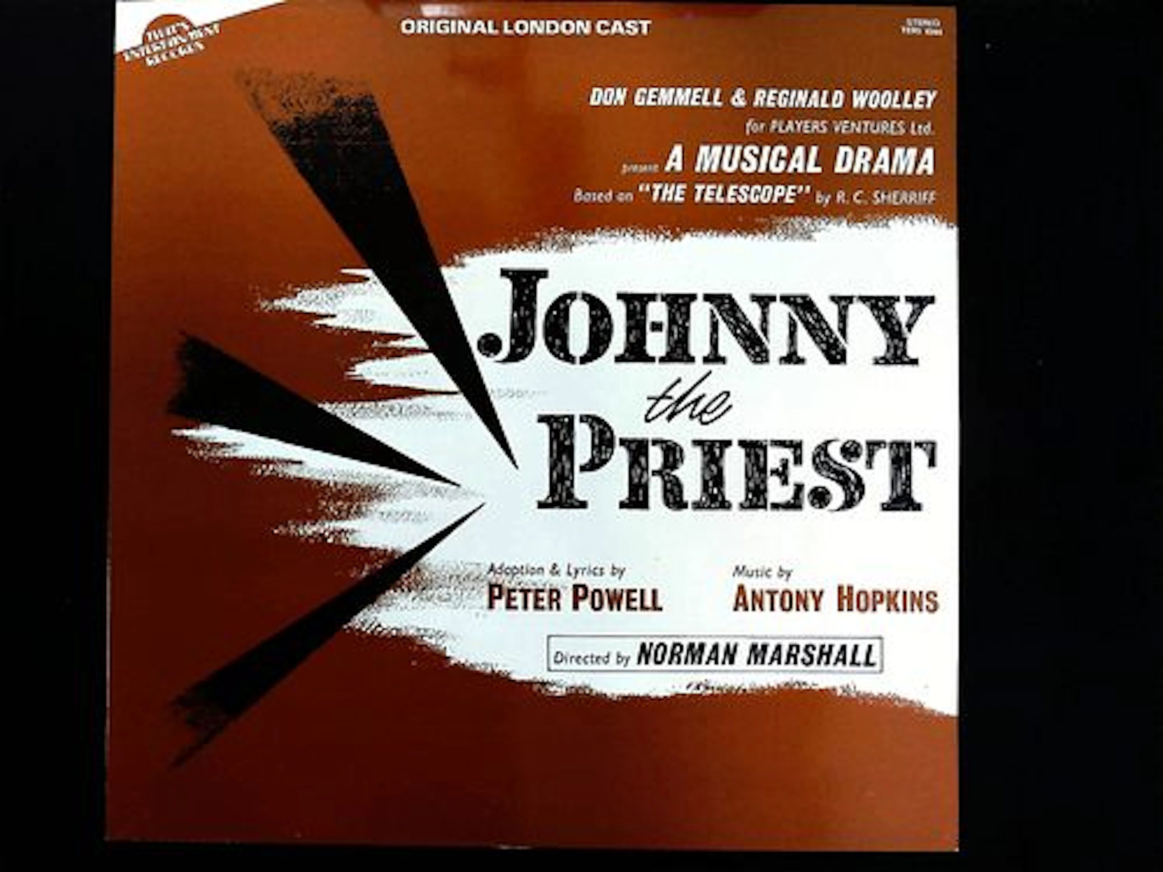 Johnny The Priest Original London Cast LP Vinyl Record