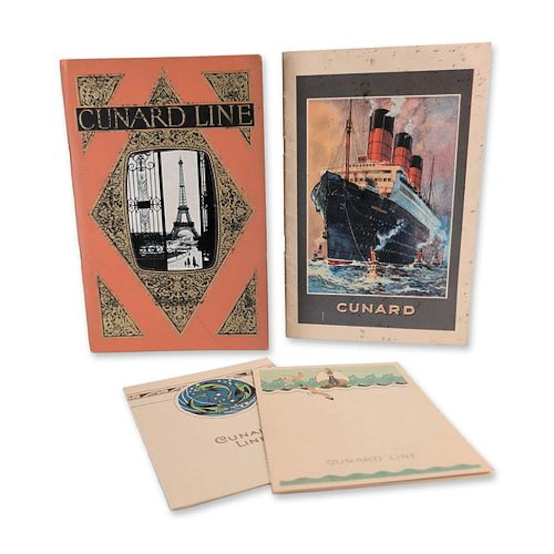 4pc Cunard Line RMS Berengaria Ephemera Collection
