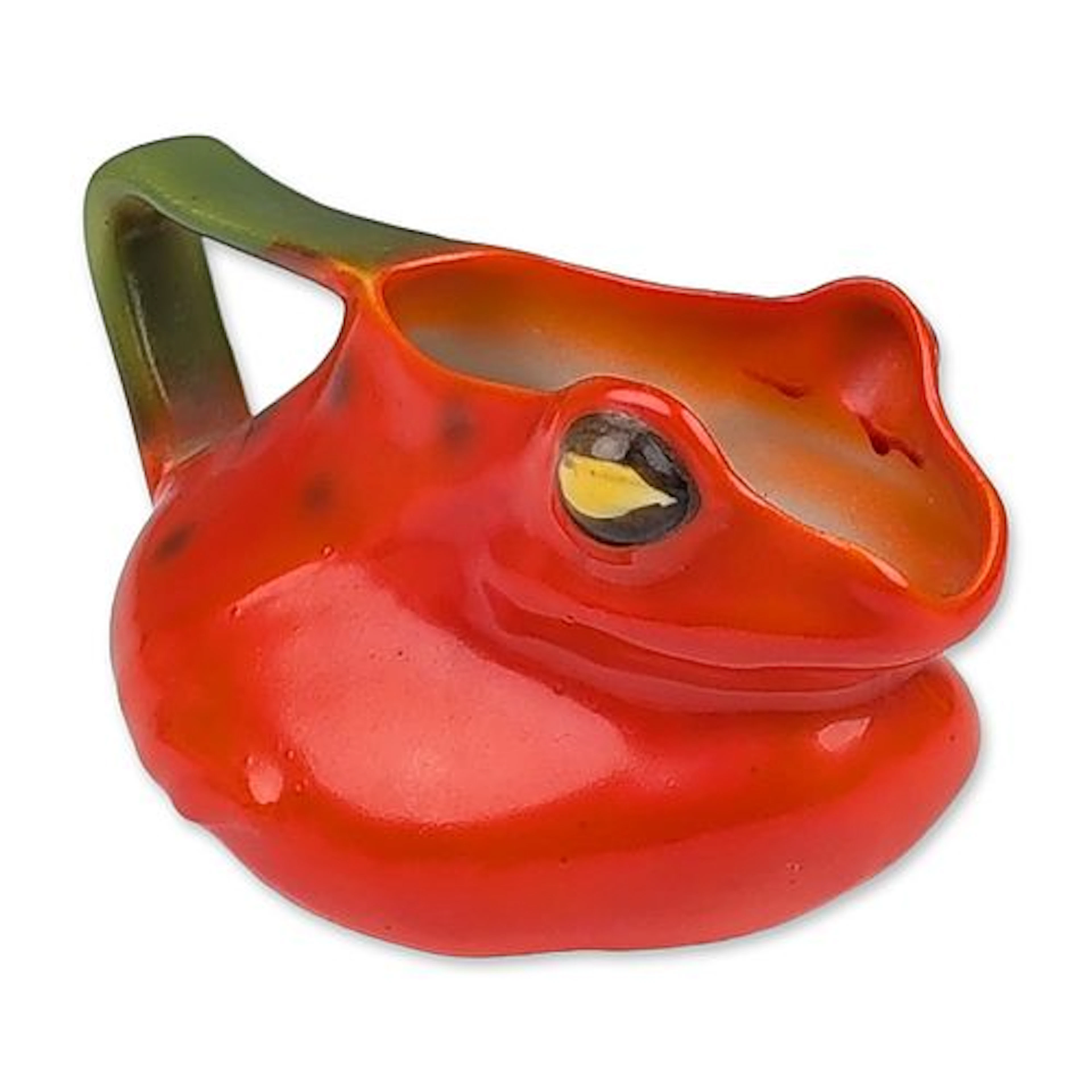 Royal Bayreuth Porcelain Red Frog Creamer