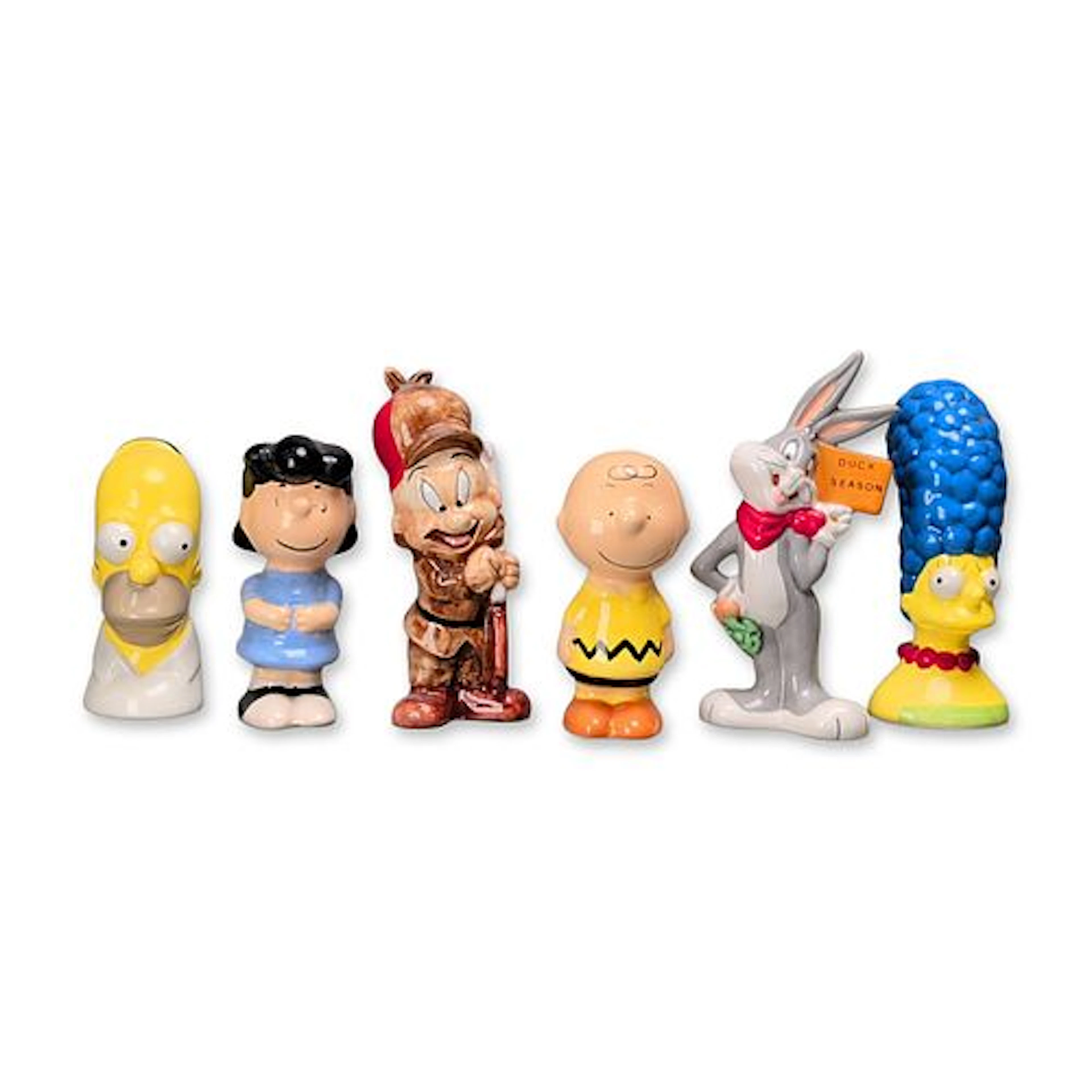 6pc Character Ceramic Salt and Pepper Shakers Sets