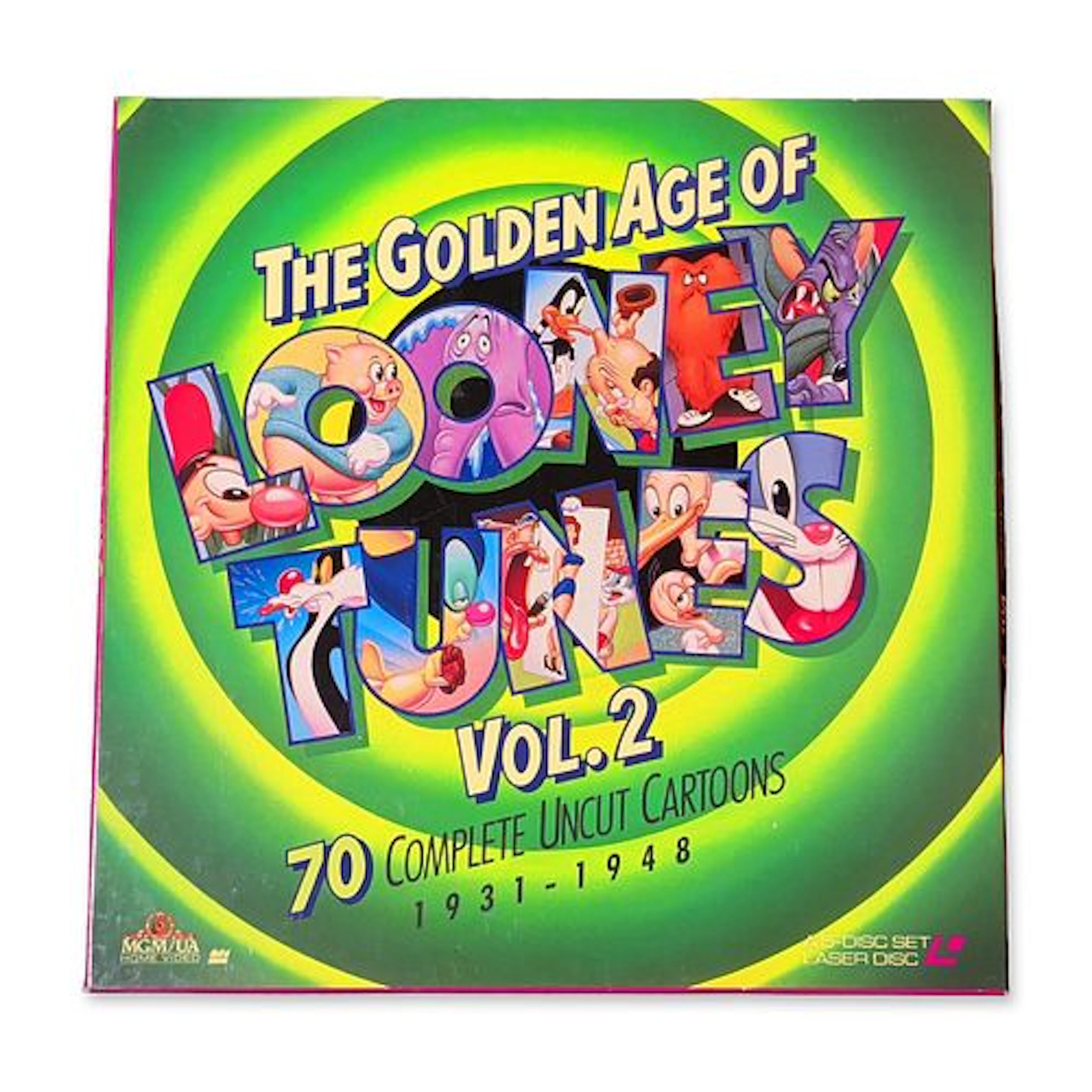 MGM/UA The Golden Age of Looney Tunes Vol. 2 LaserDisc Set