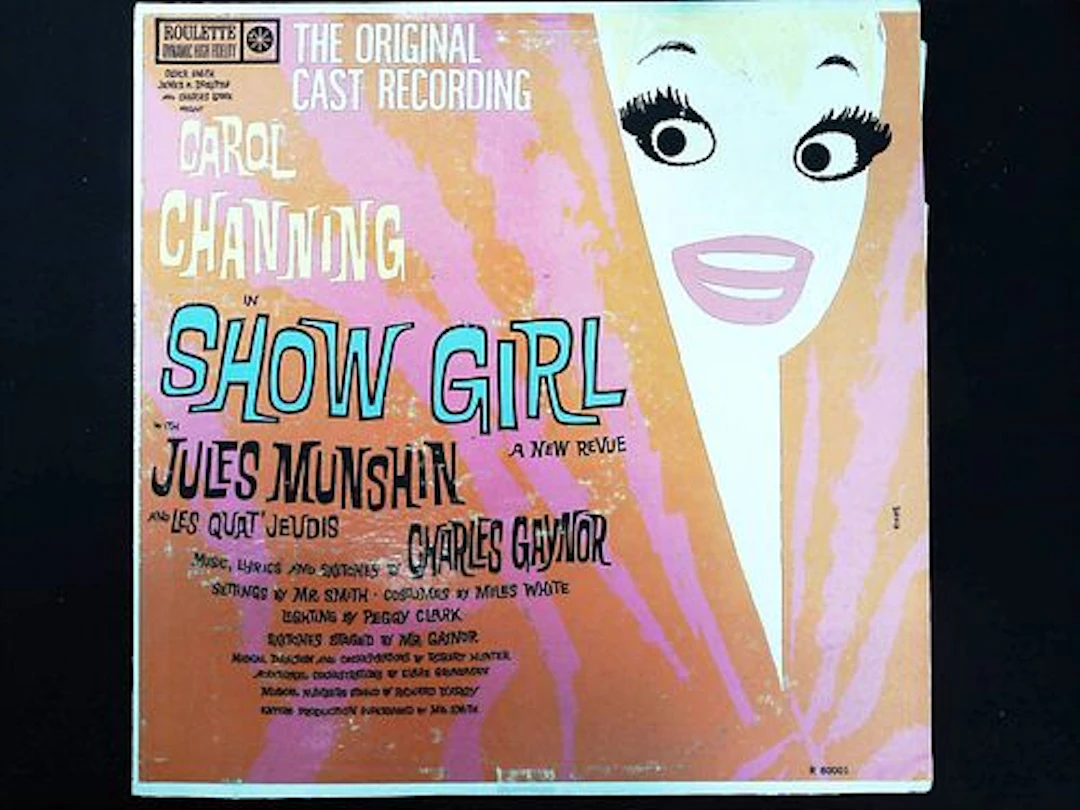 Original Cast Recording Carol Channing in Show Girl LP and Sleeve