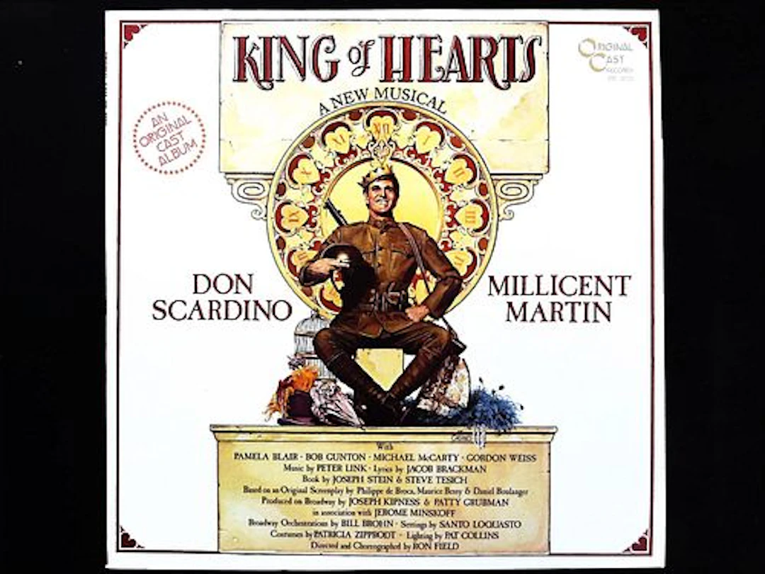King of Hearts Original Broadway Cast Recording Vinyl LP Original