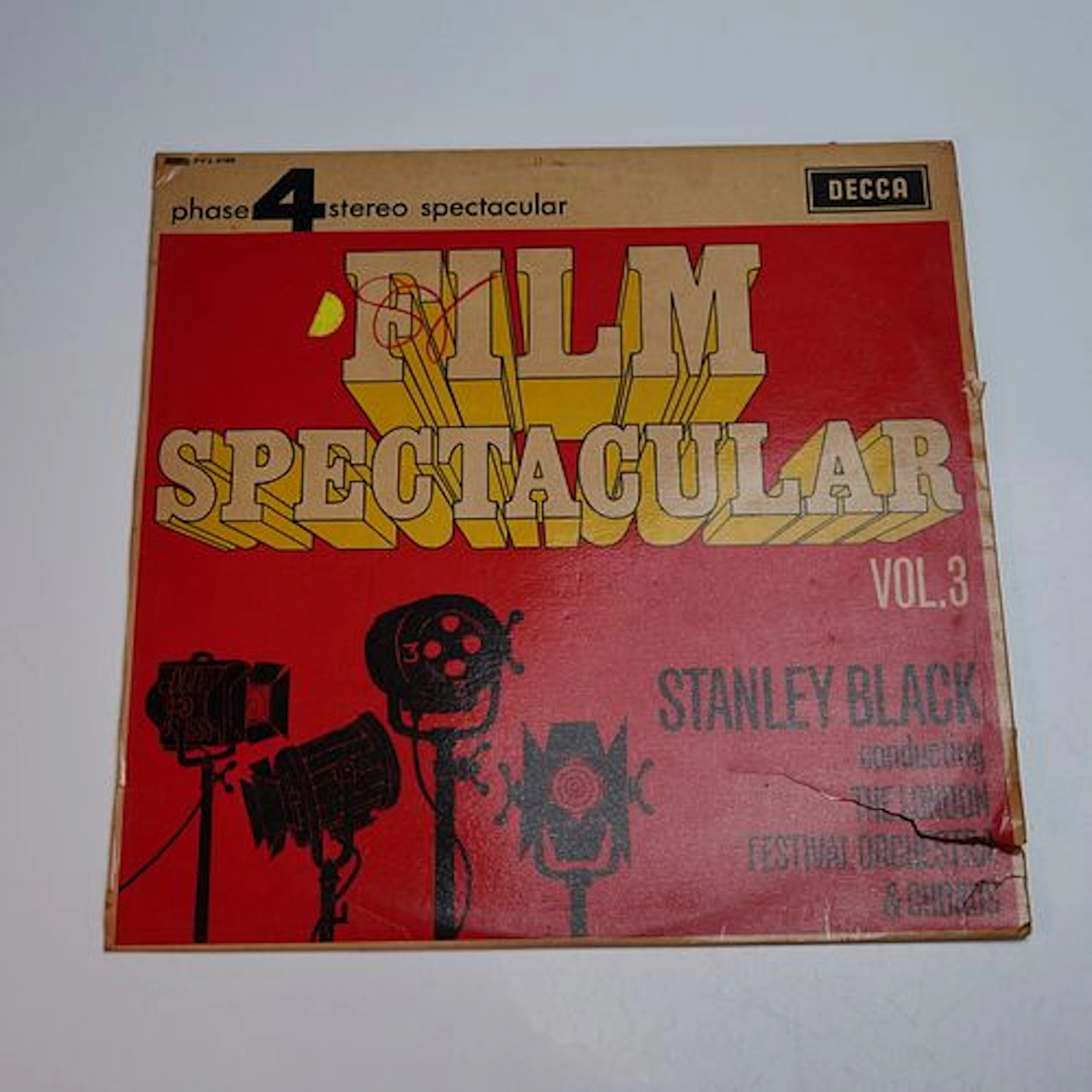 Decca Records Phase 4 Stereo Spectacular Vinyl Record, Film Spectacular!
