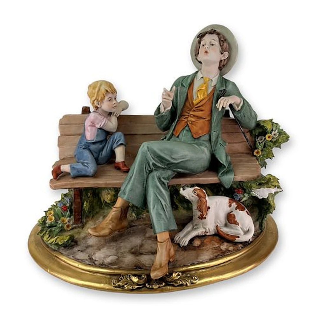 Triade Luigi Giorgio Benacchio Italian Porcelain Figurine, Man on