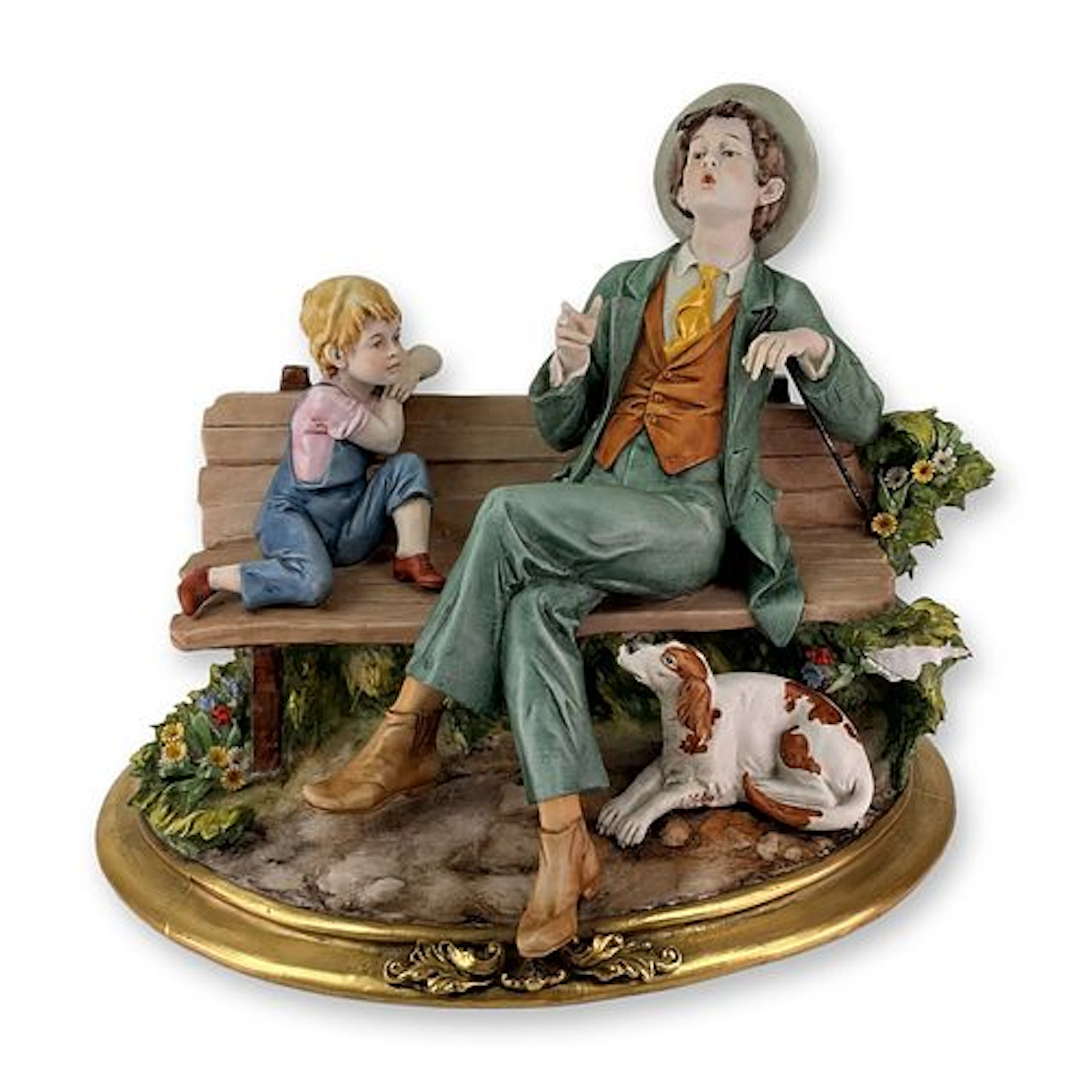Triade Luigi Giorgio Benacchio Italian Porcelain Figurine, Man on