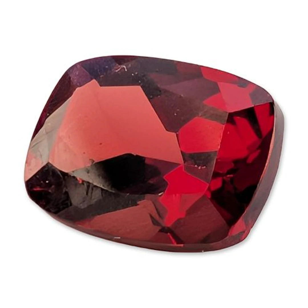 Loose Cushion Cut Red Gemstone