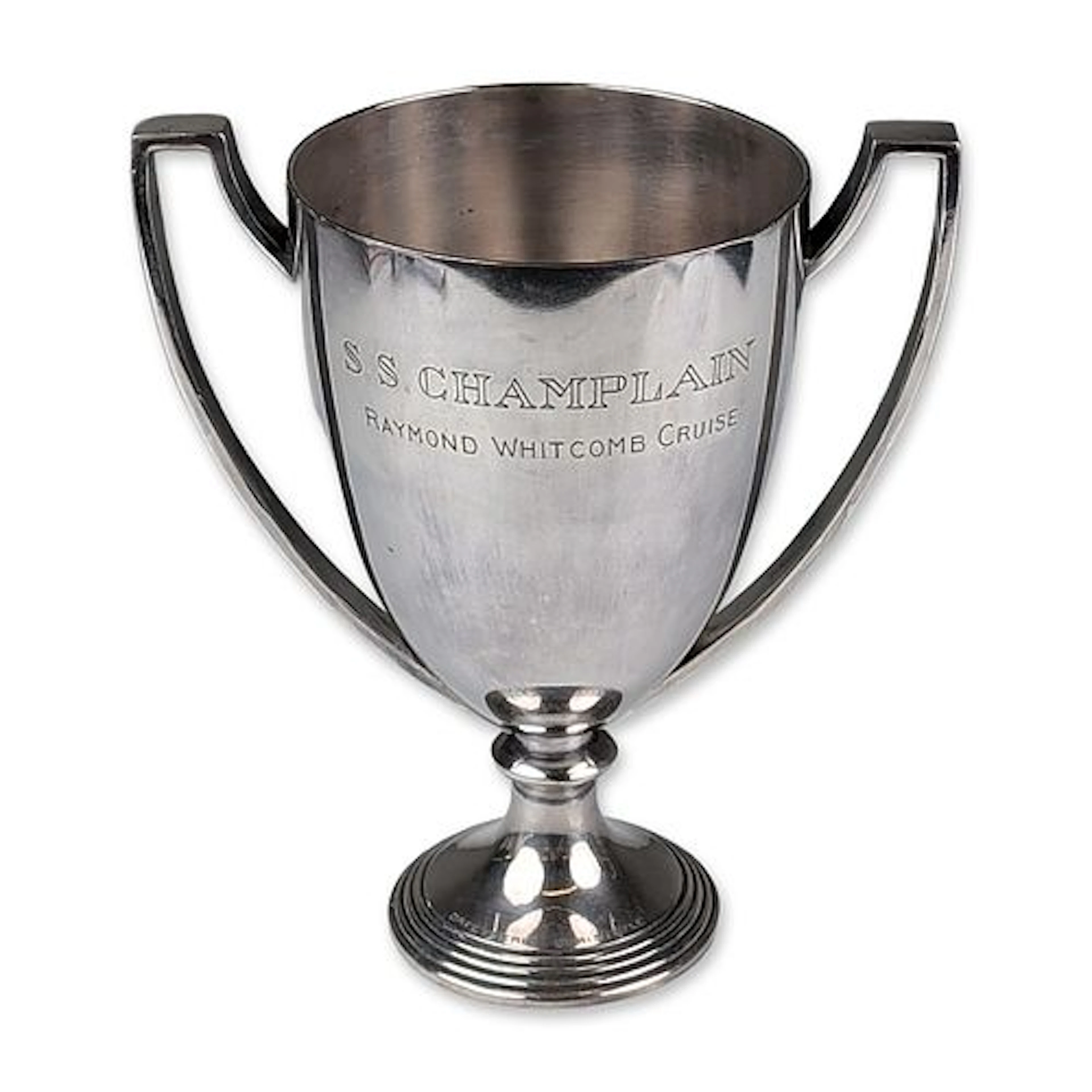 Christofle Silverplate S.S. Champlain Trophy Cup, 1930s