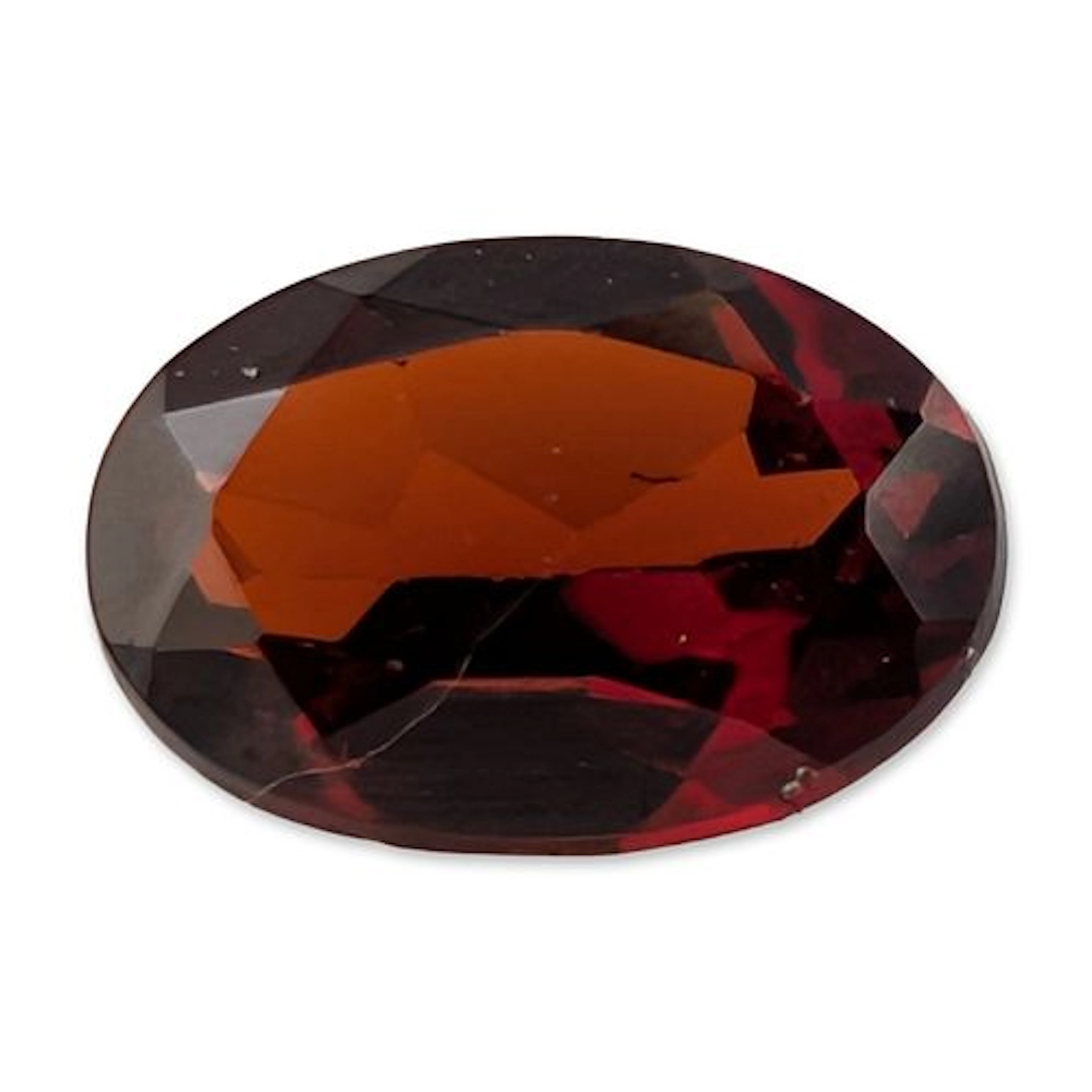 Oval Cut Hessonite Garnet