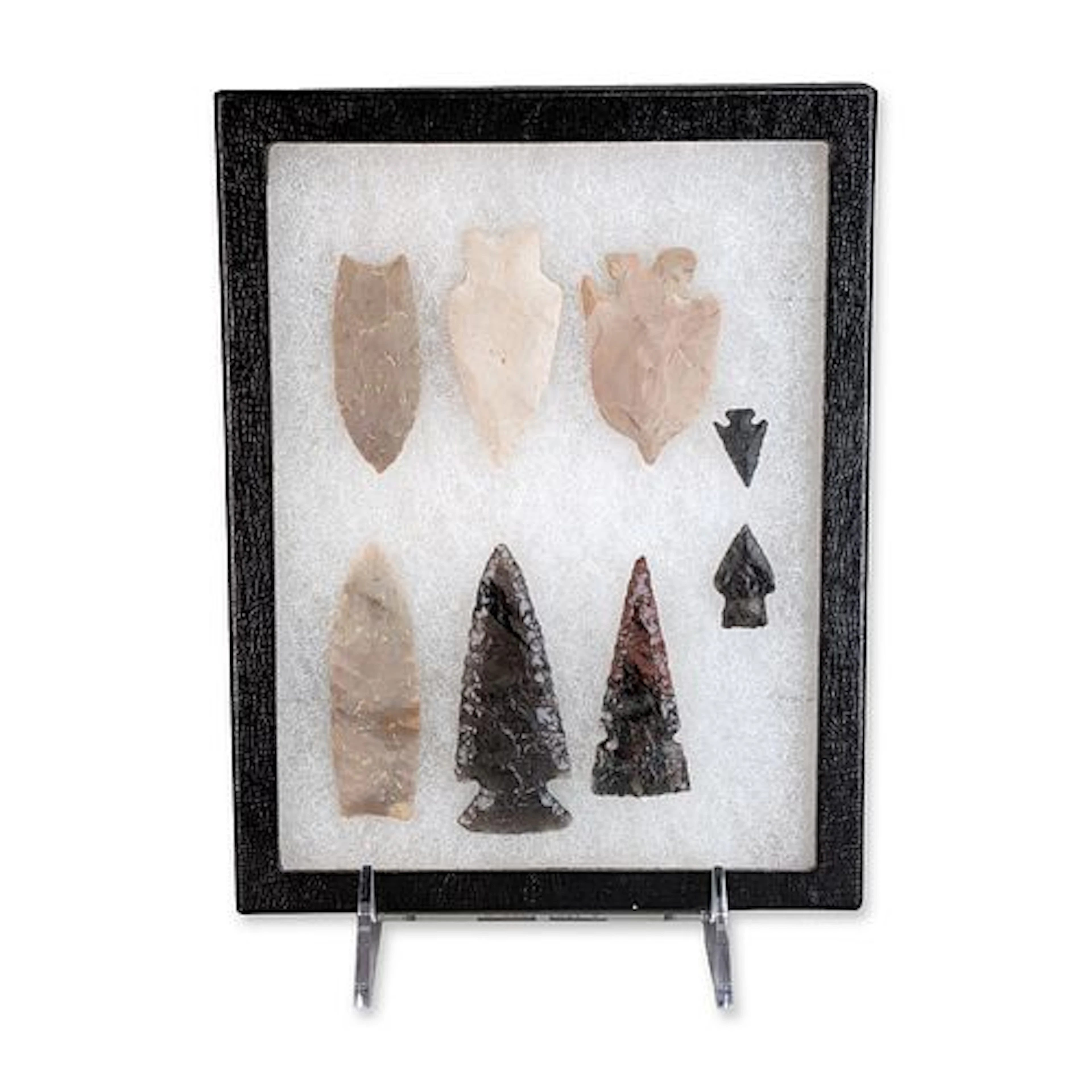 Collection of North American Indigenous Arrowheads and Darts Points