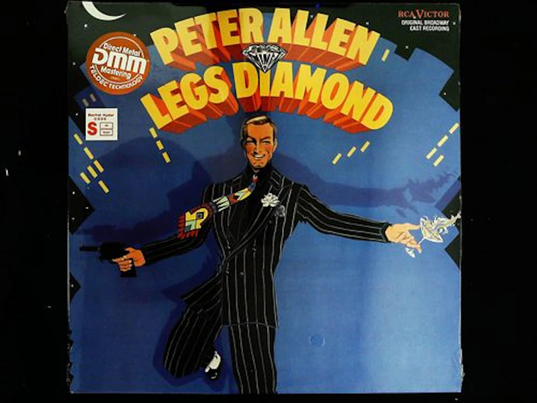 Peter Allen Legs Diamond Original Broadway Cast Recording Vinyl LP 1988