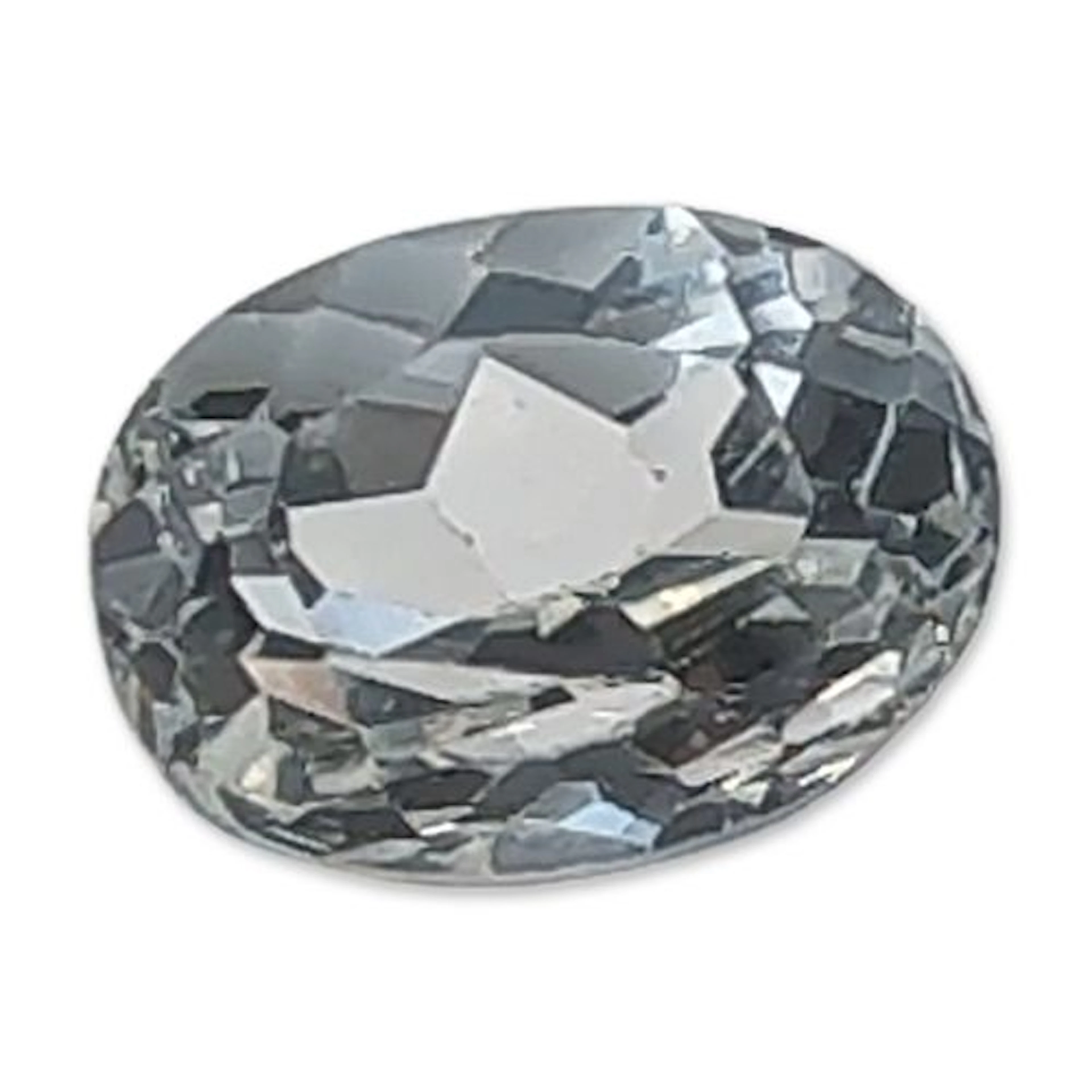 Oval Cut Pale Blue Topaz Gemstone