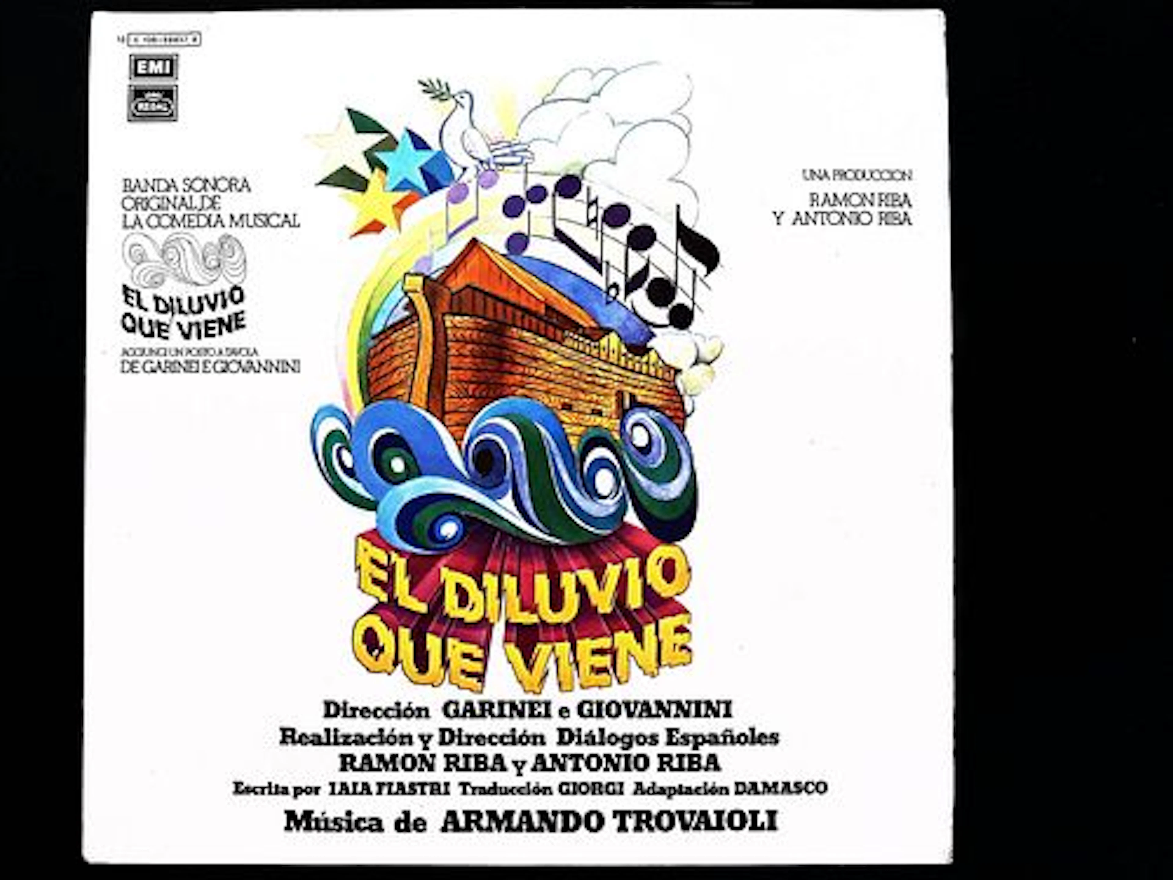 El Diluvio Que Viene Original Spanish Cast Recording 2-LP Vinyl Set 1977