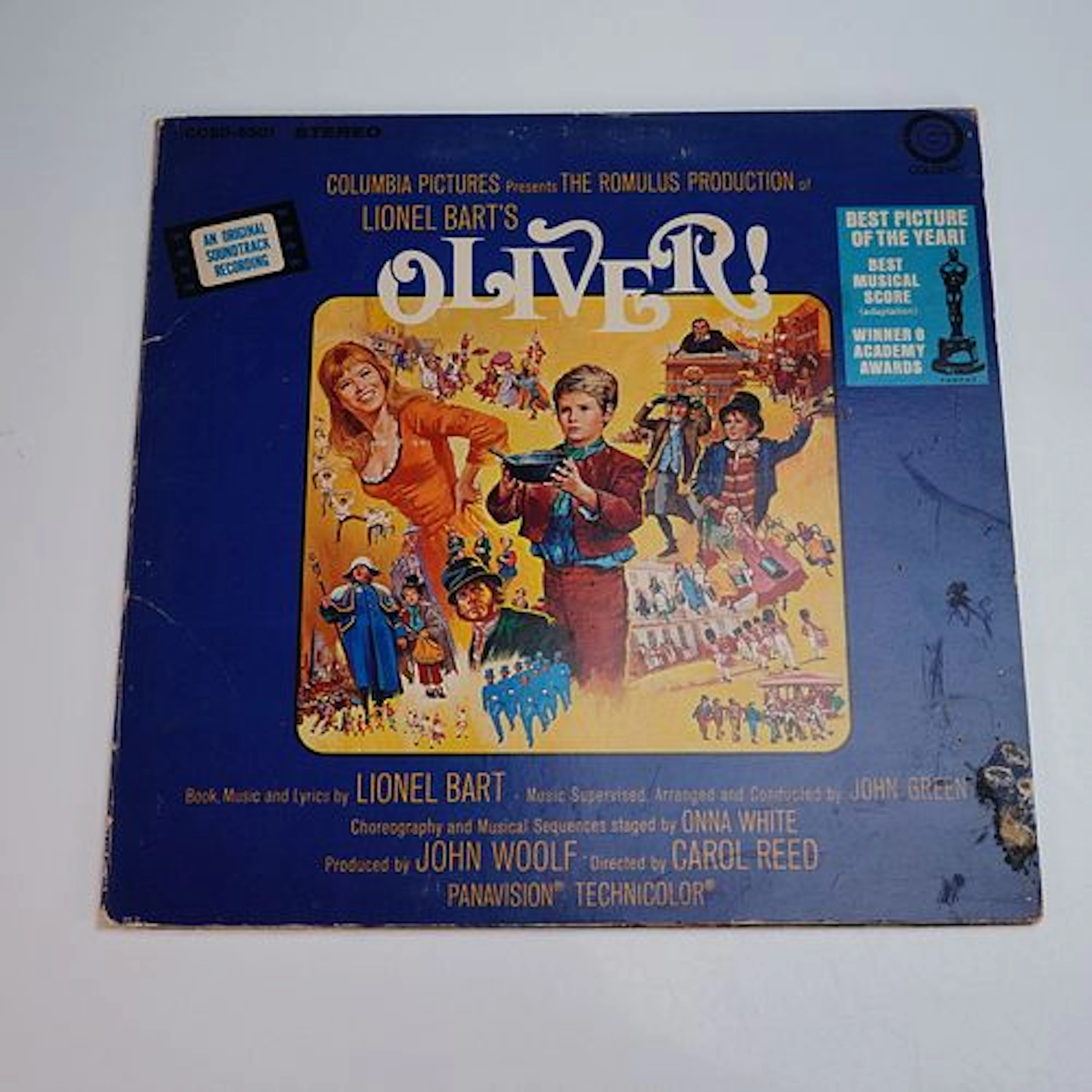 Colgems Records Oliver! Vinyl Record, Original Motion Picture Soundtrack