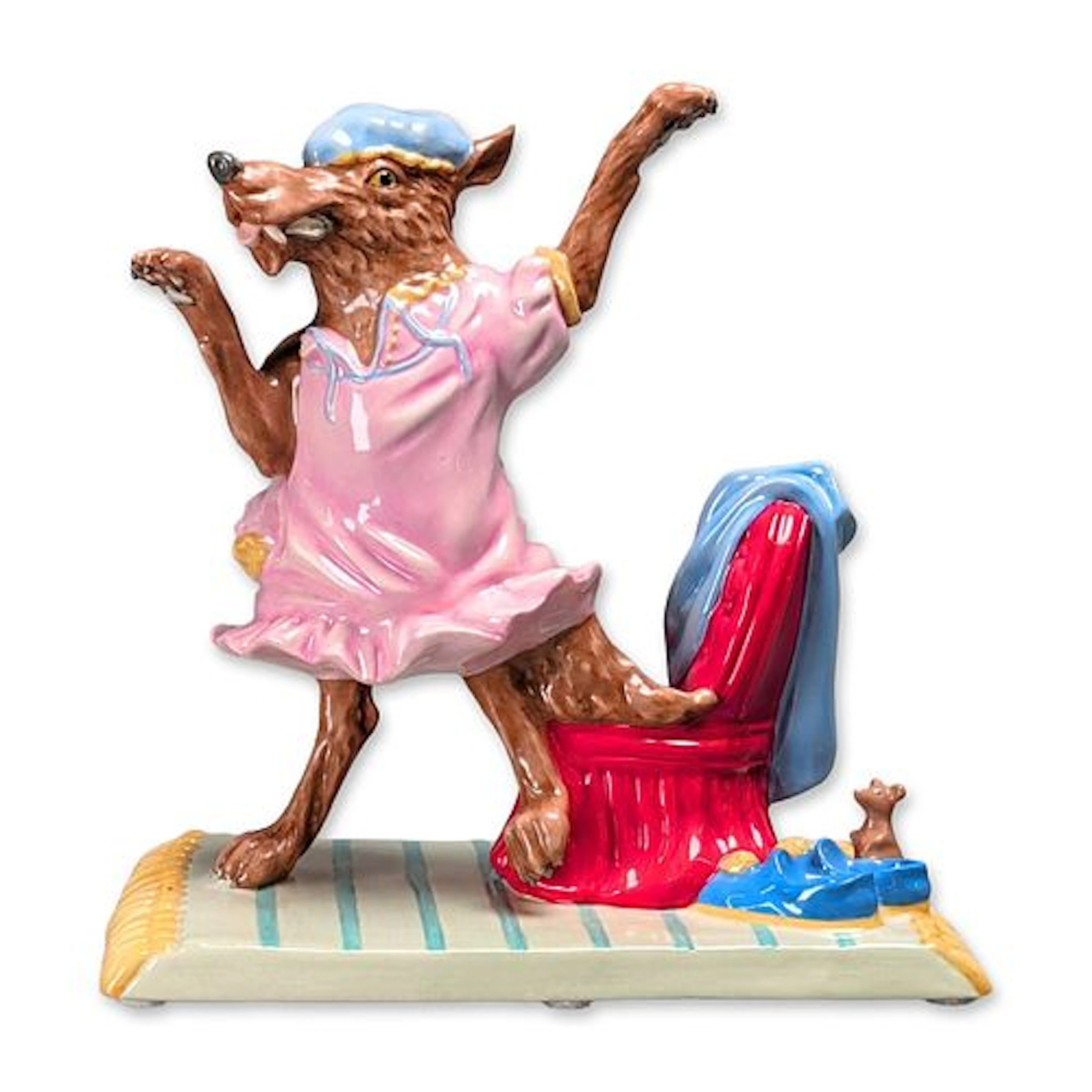 Royal Doulton Porcelain Prototype Wolf Figurine