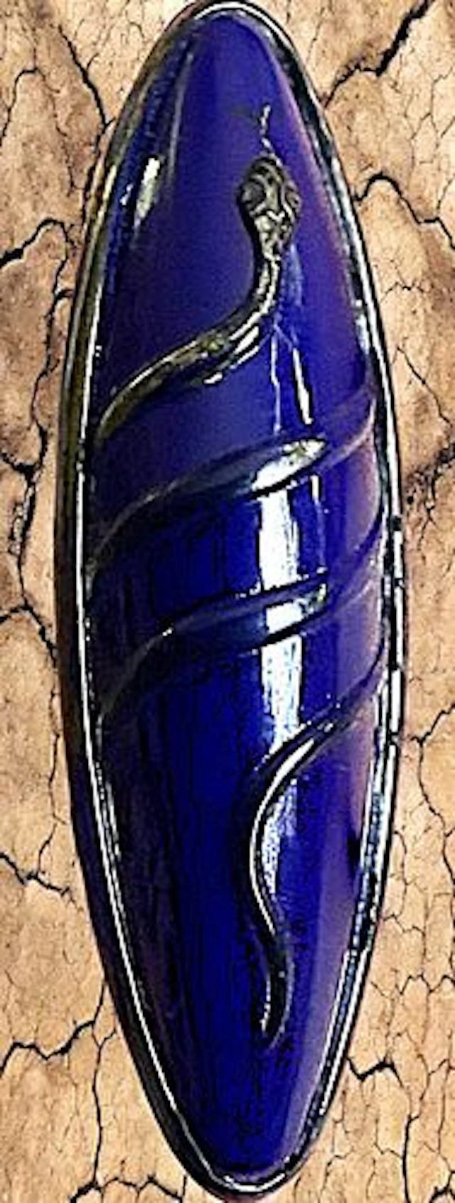 A DIVISION ONE GLASS PICTORIAL BUTTON