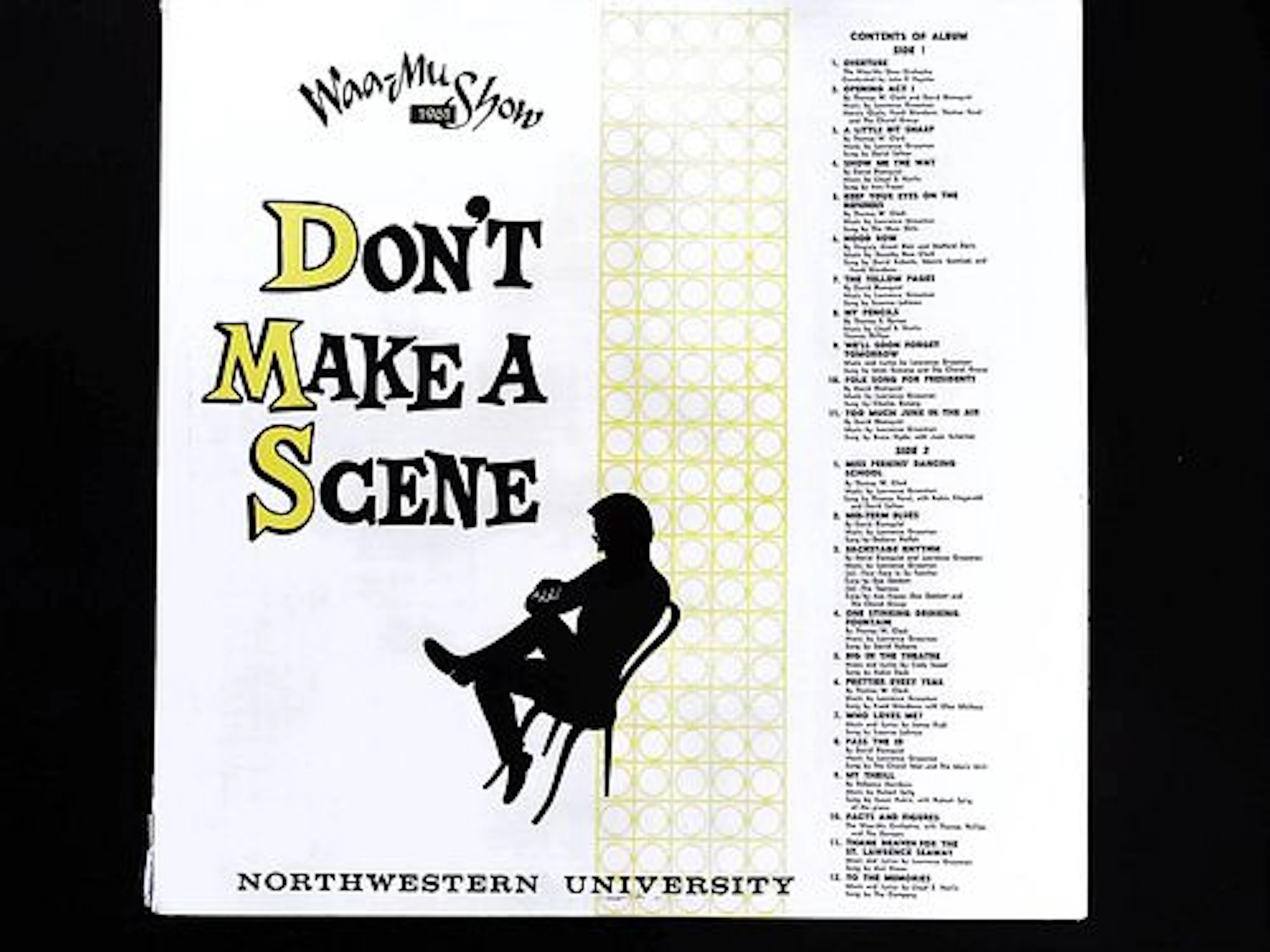 Northwestern University Waa-Mu Show 1961 Original Cast Recording