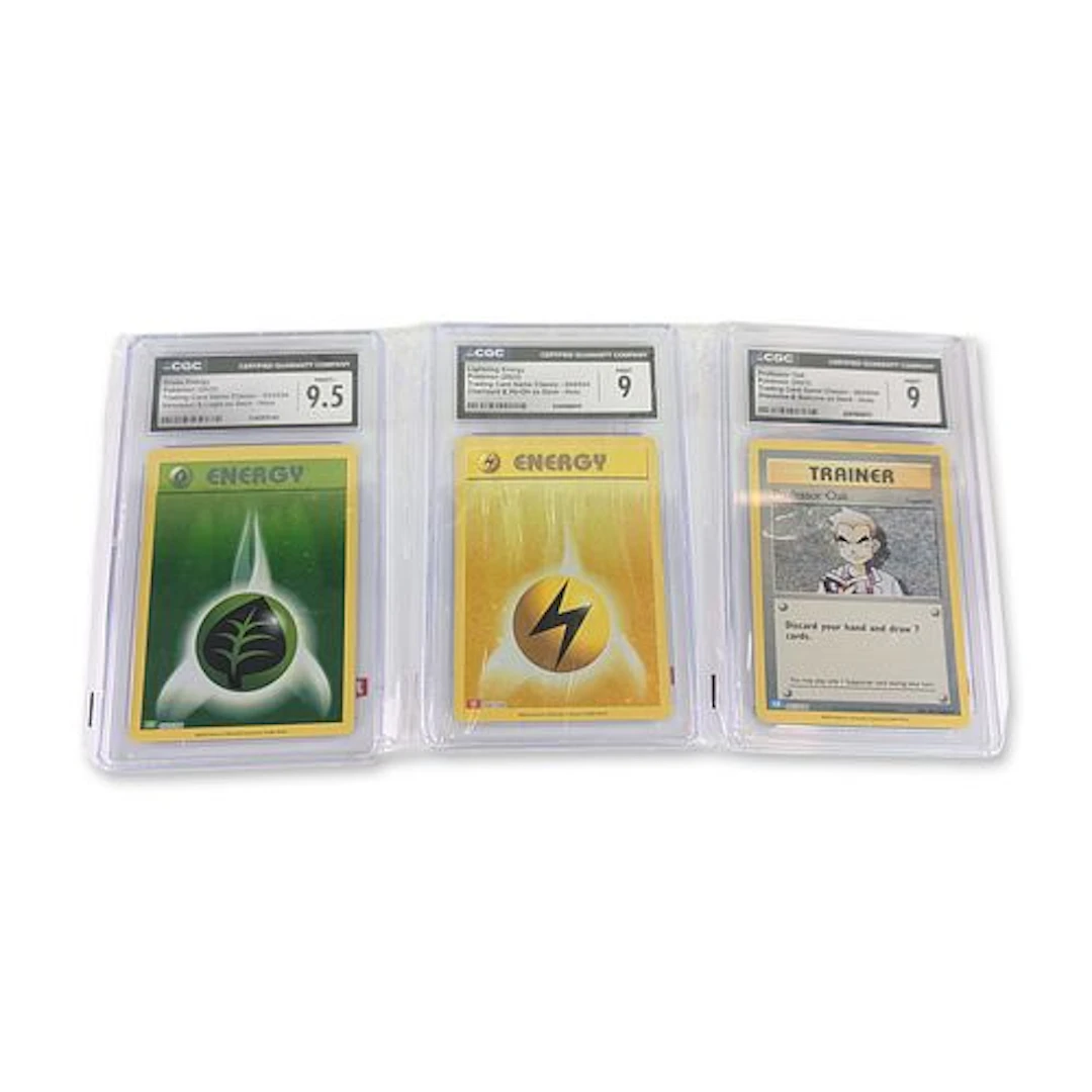 3pc CGC Graded 2023 Pokemon Trading Card Game Classic Holo Cards
