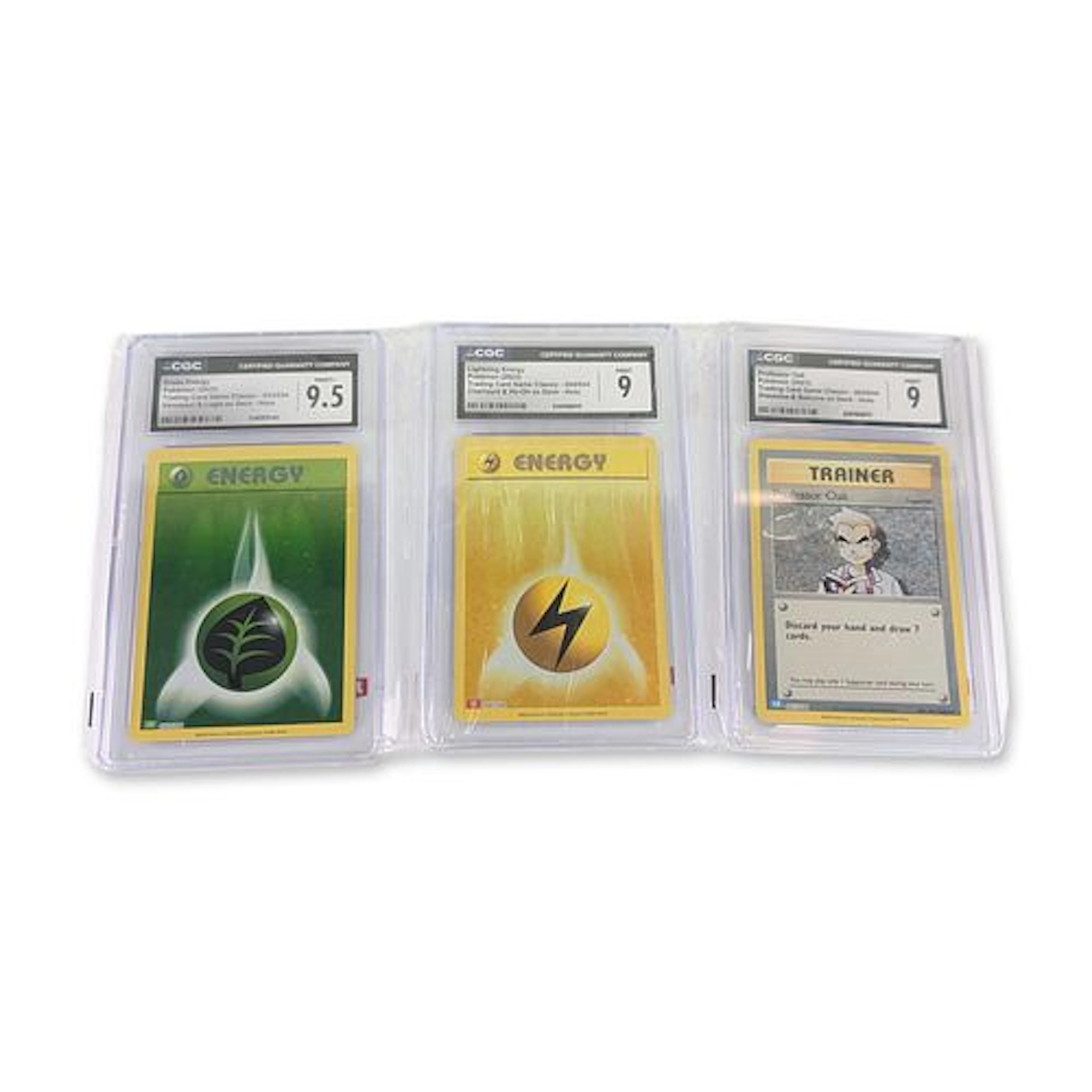 3pc CGC Graded 2023 Pokemon Trading Card Game Classic Holo Cards