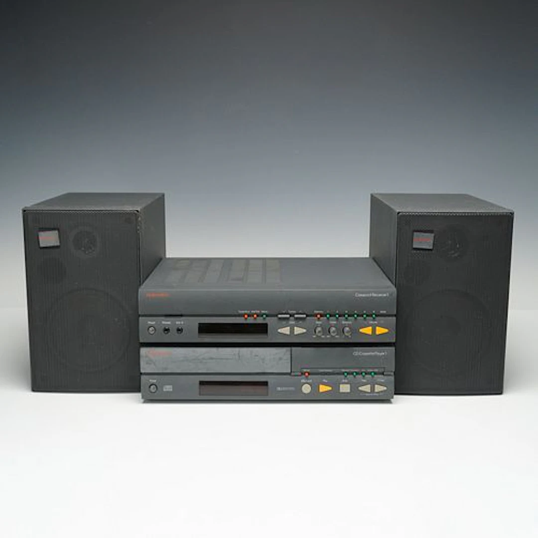 Nakamichi Compact Stereo System w/ Receiver, CD Cassette Player & Speakers