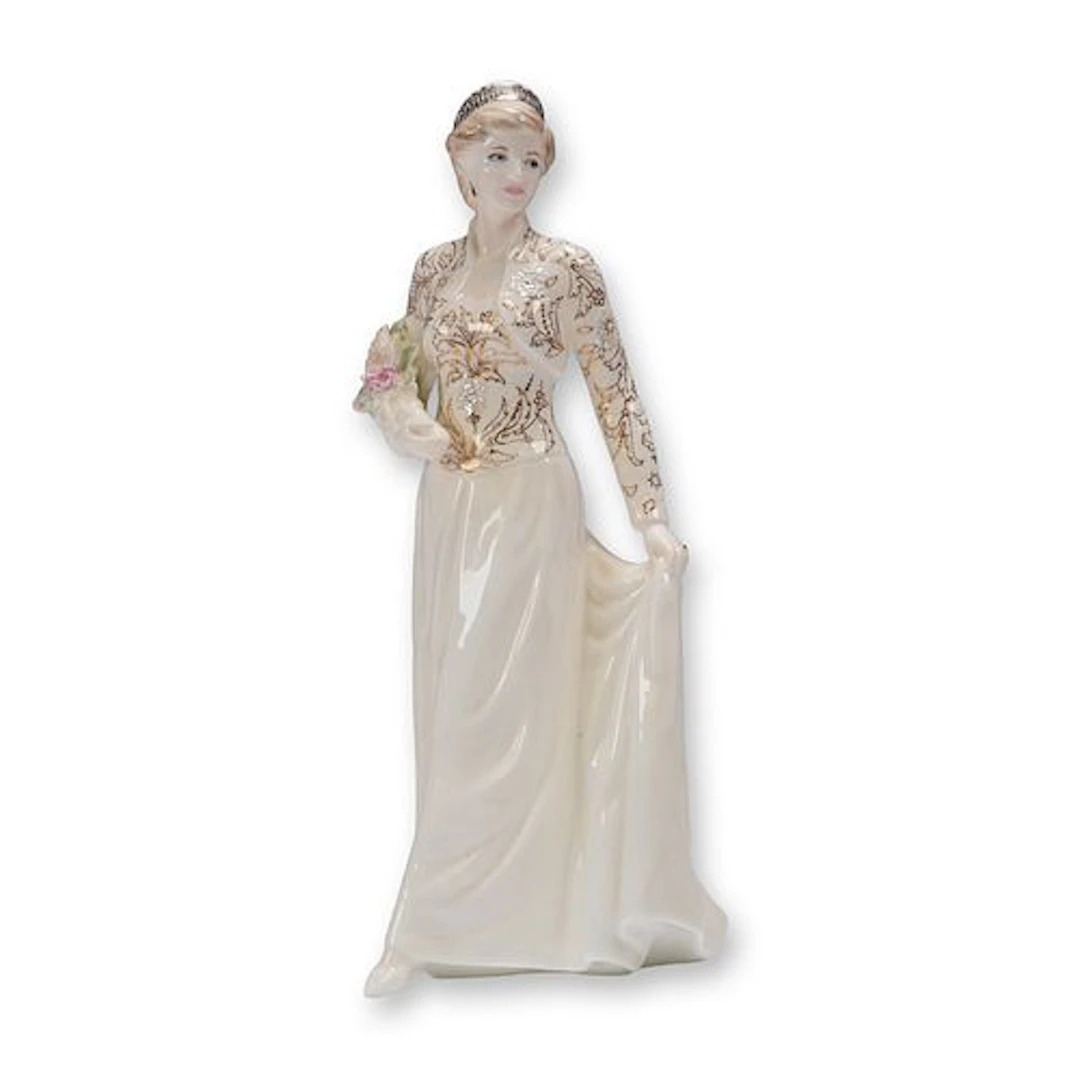 Coalport Bone China Figurine, Diana The Jewel In The Crown
