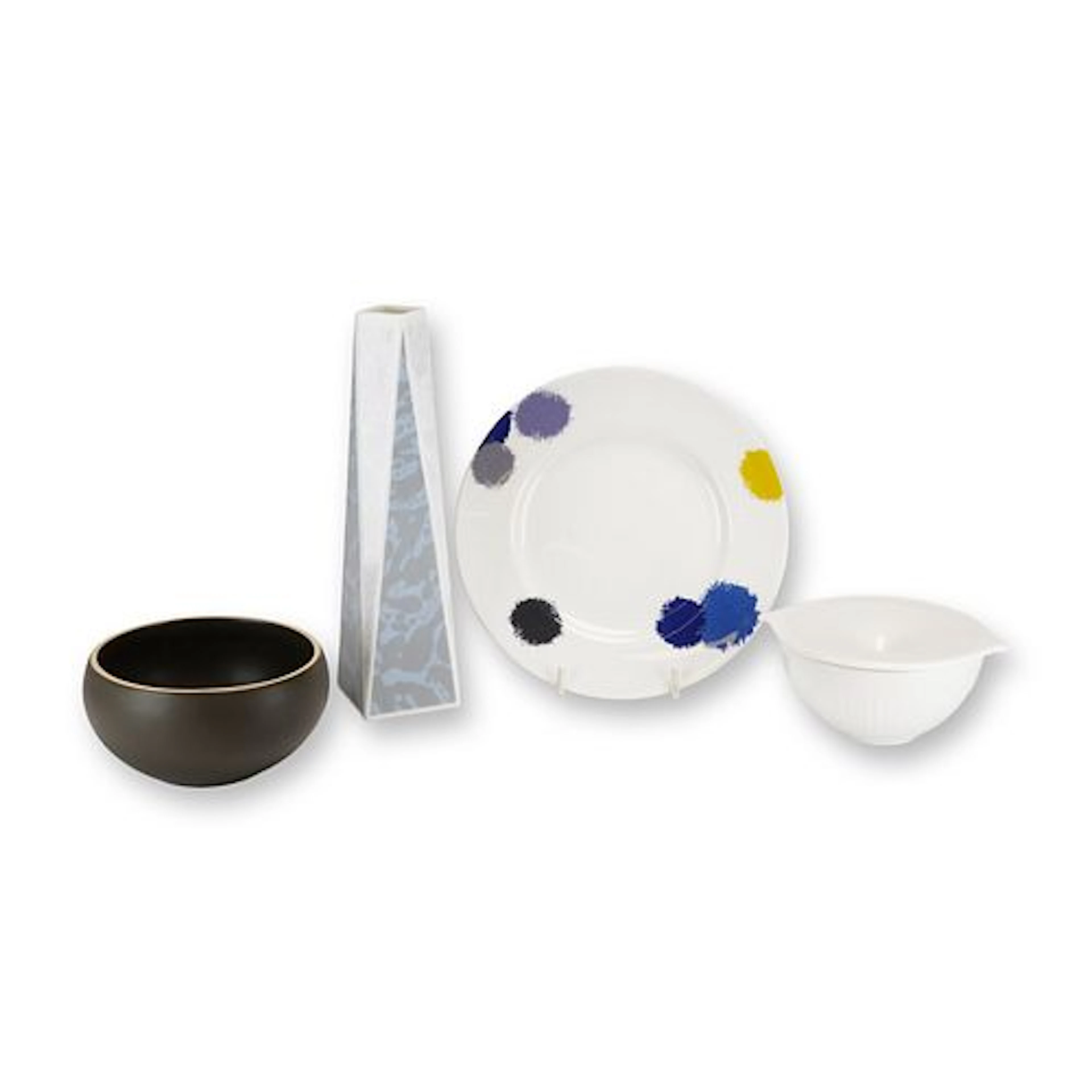 4pc Wedgwood Ceramics Including Vera Wang Patterns