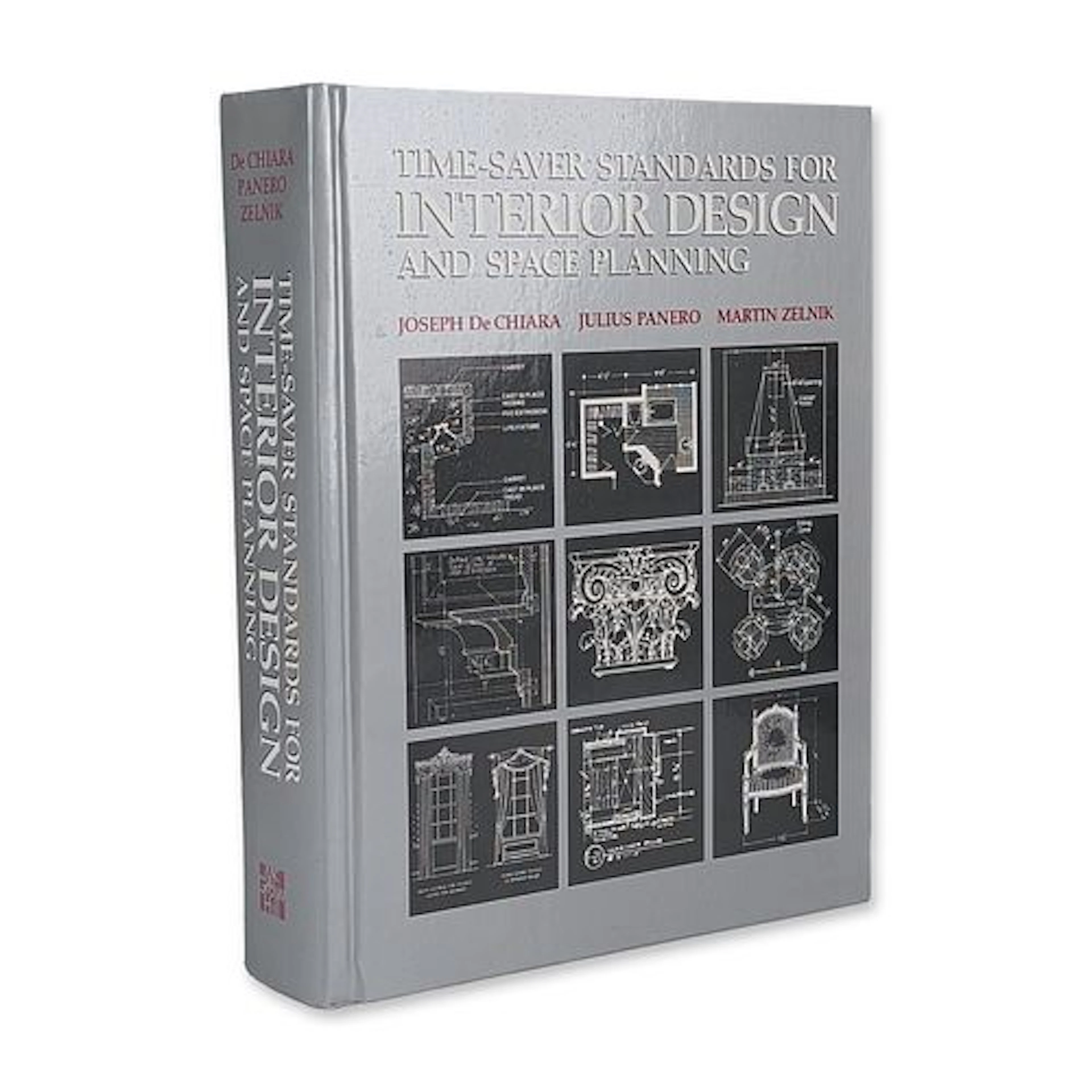 De Chiara Time-Saver Standards for Interior Design Hardcover Book