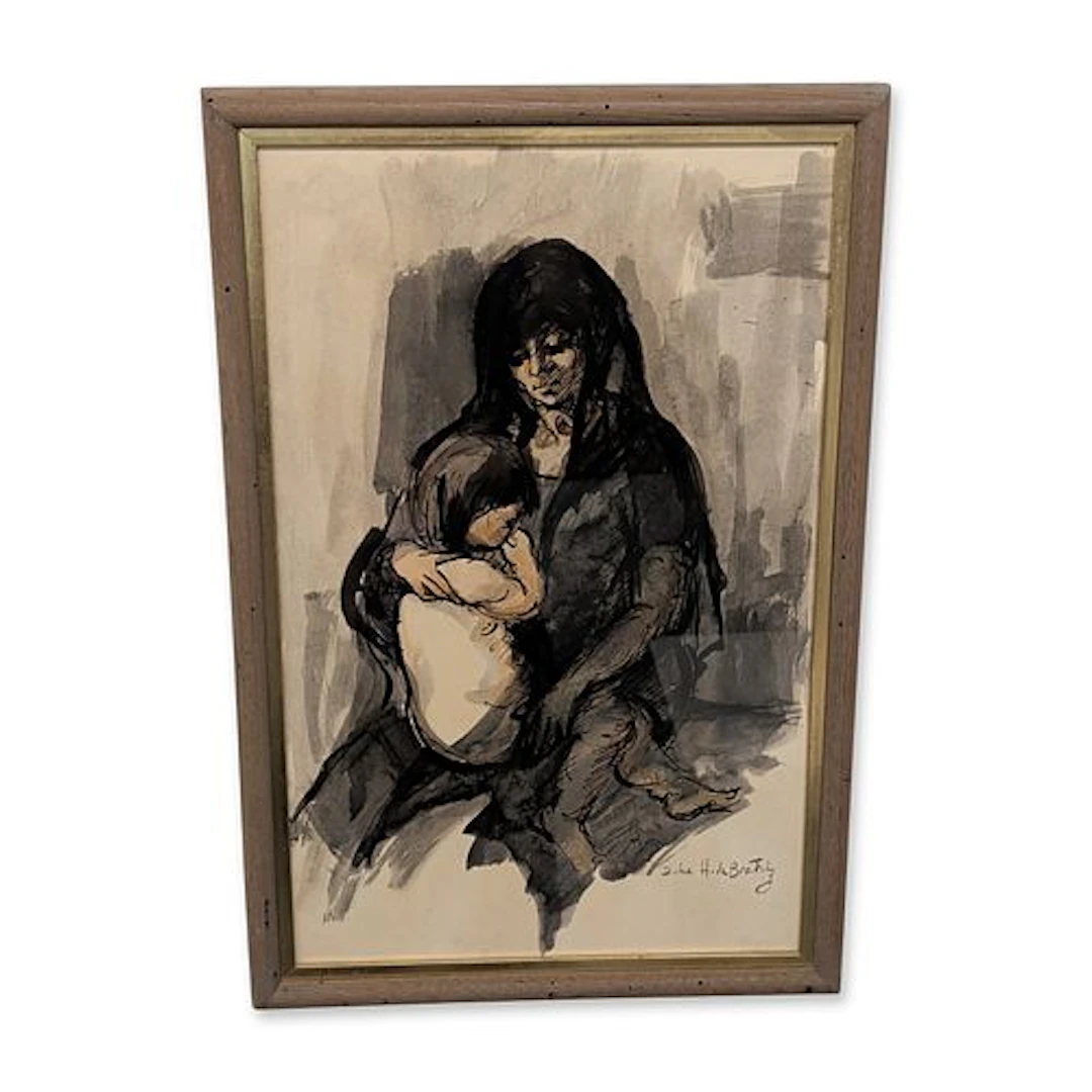 Duke H. de Beatriz (Cuban/American 1931-2021) Mixed Media Painting