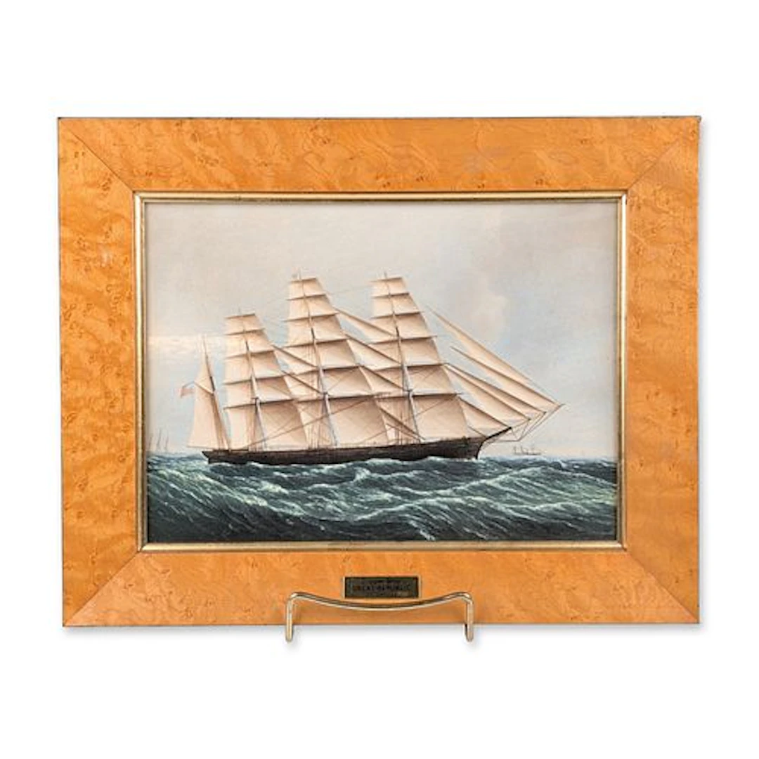 Wedgwood of Etruria & Barlaston by Skillet Framed Nautical Porcelain