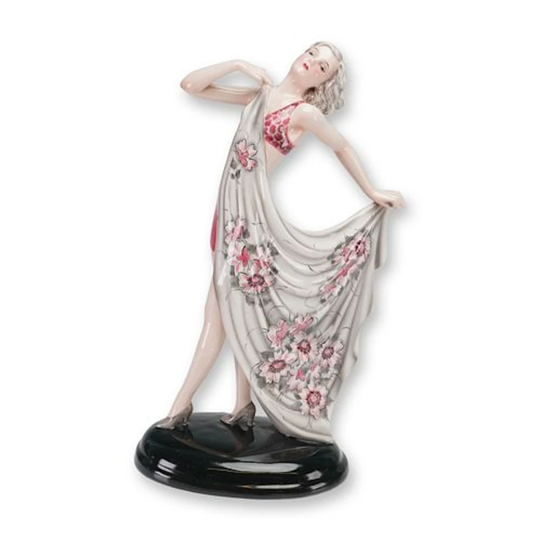 Goldscheider Stefan Dakon Art Deco Dancer Figurine, 8472