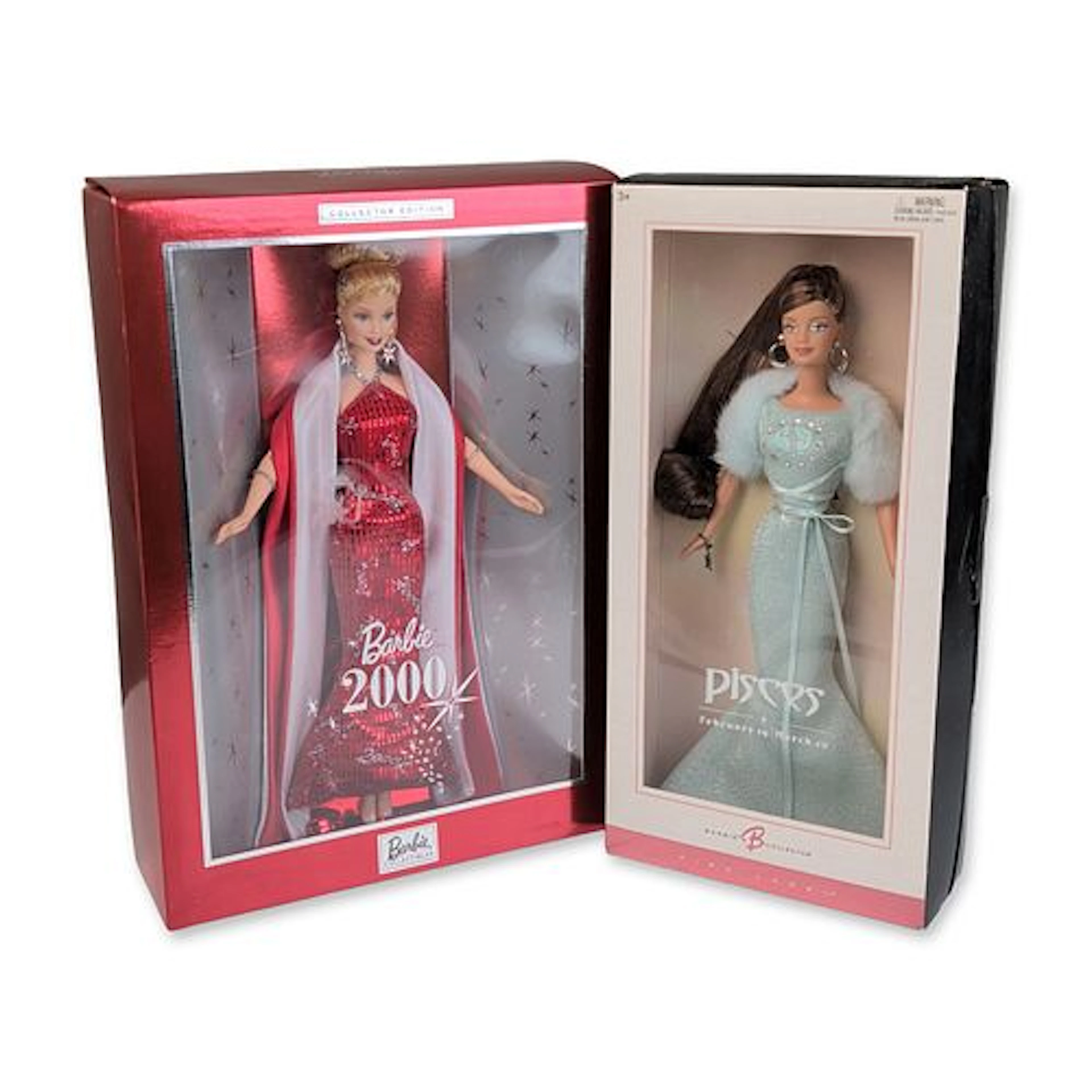 Two Mattel Barbie Collector Dolls Including Year 2000 Edition