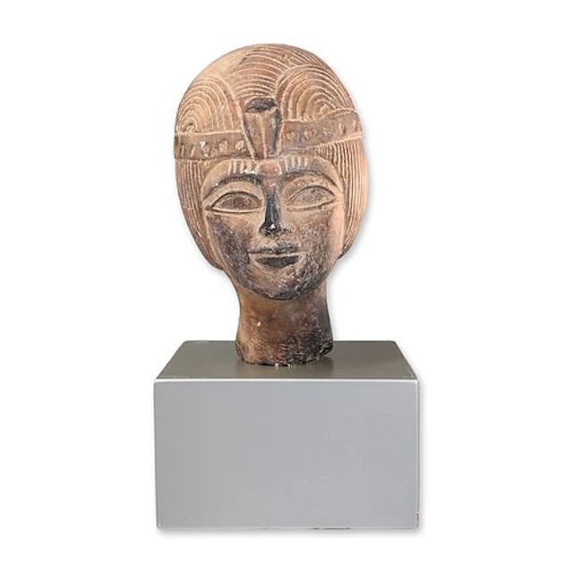 Egyptian Carved Stone Bust, Egyptian Princess