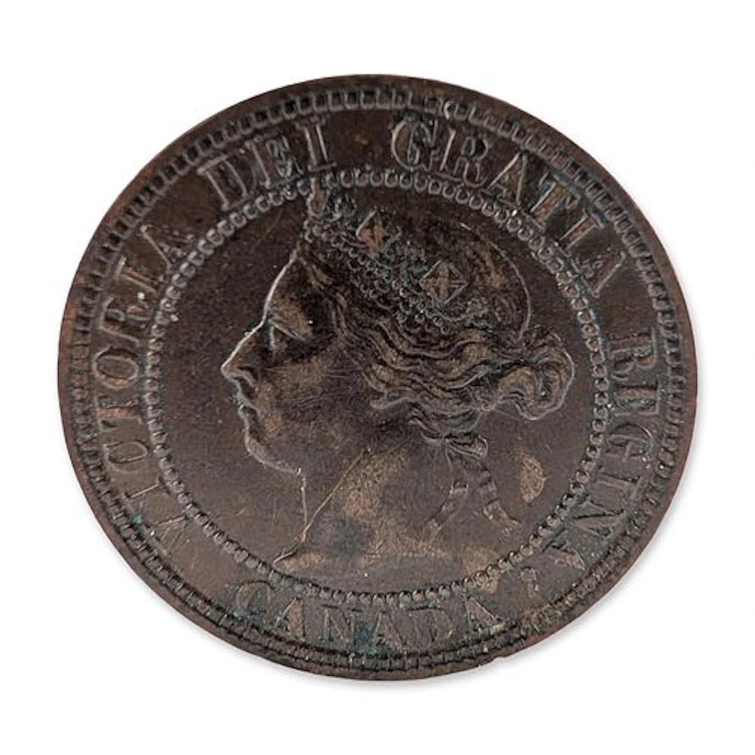 1898-A Canada Victoria Bronze Large One Cent