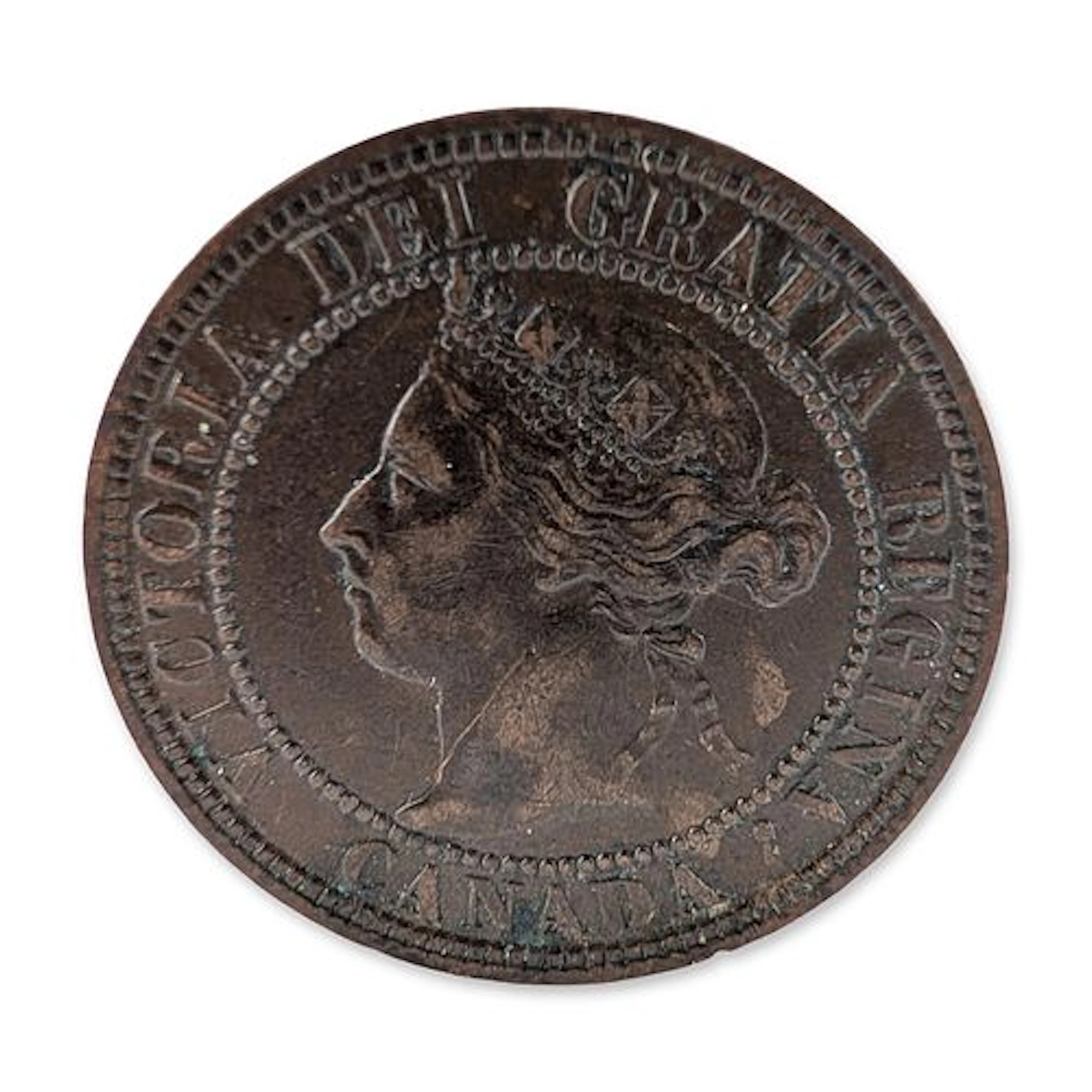 1898-A Canada Victoria Bronze Large One Cent