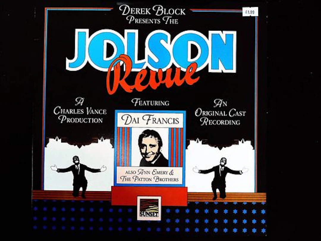 Original Cast Recording Derek Block Presents The JOLSON REVUE LP Record