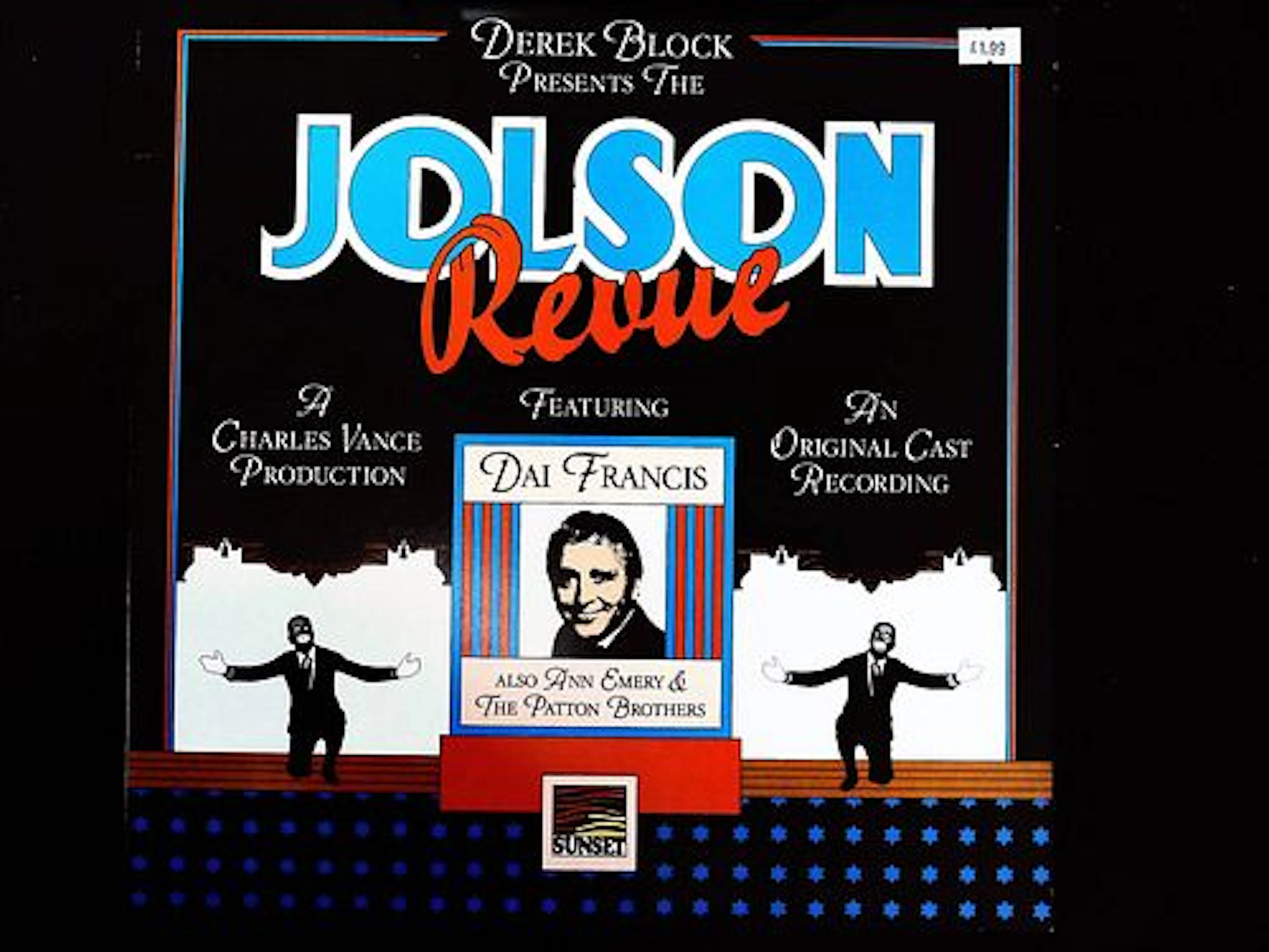 Original Cast Recording Derek Block Presents The JOLSON REVUE LP Record