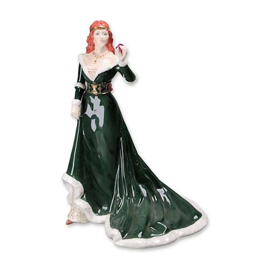 Royal Worcester The Rose of Camelot Fine Bone China Figurine