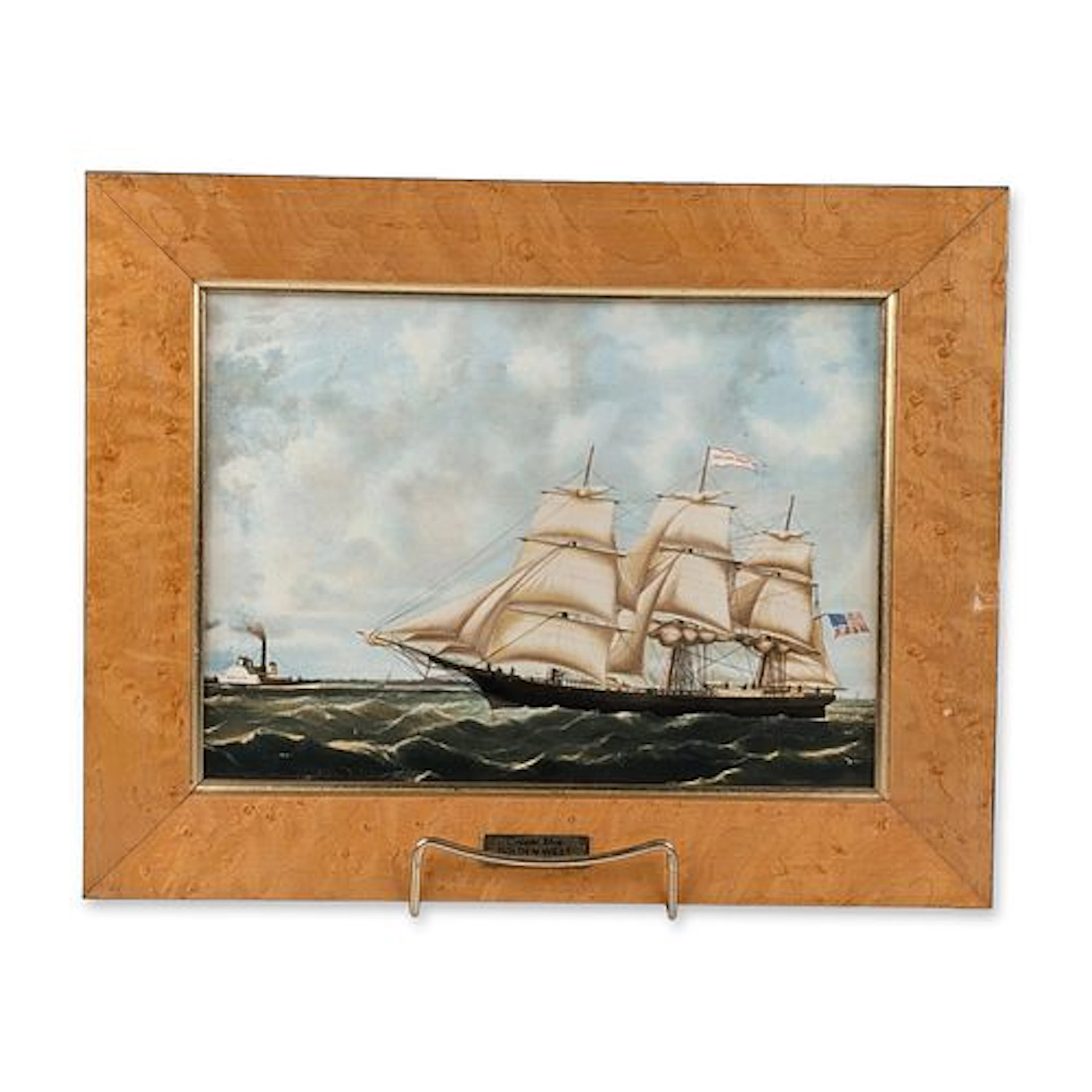 Wedgwood of Etruria & Barlaston by Smith Framed Nautical Porcelain
