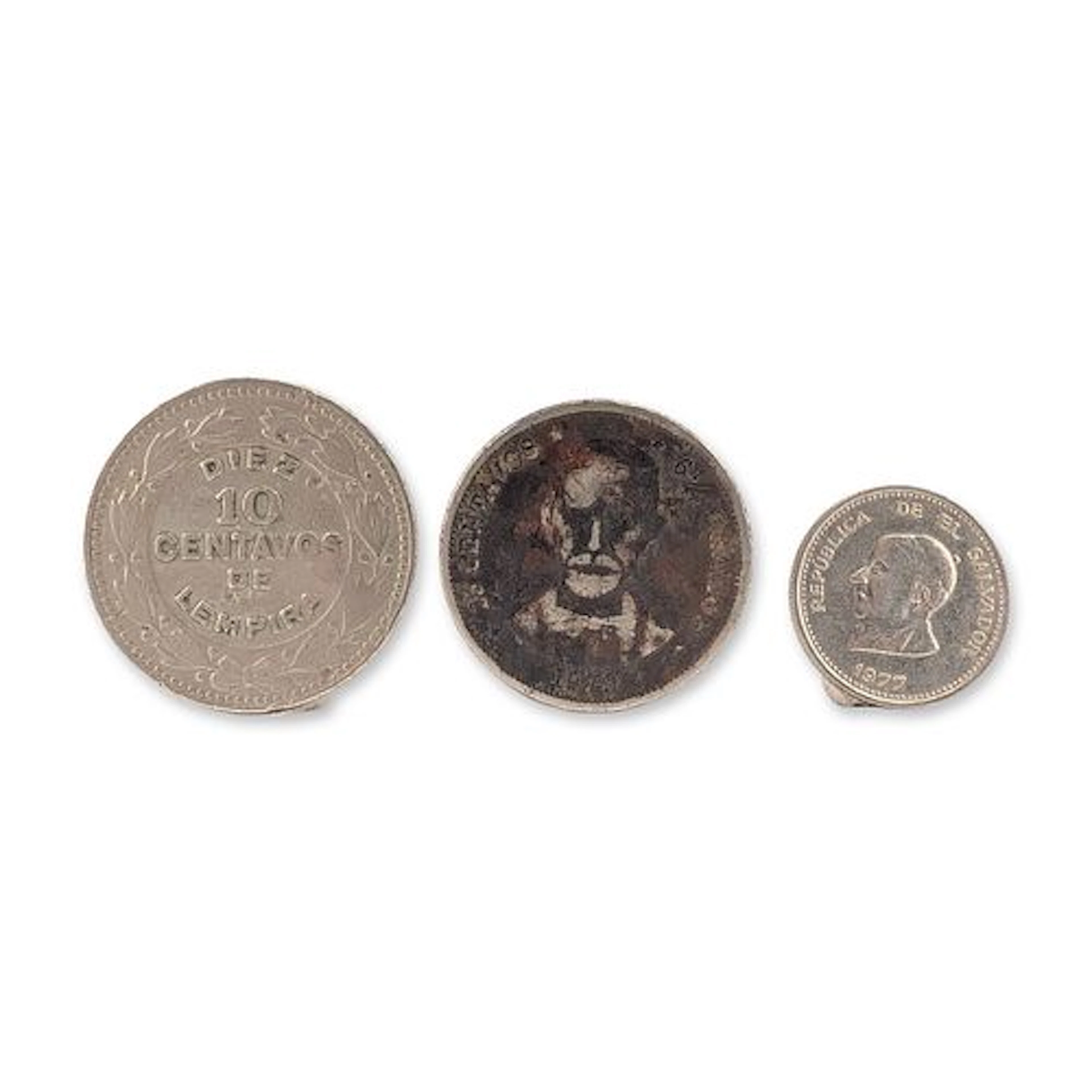 Three 1960s-1970s Central American and Caribbean Coins