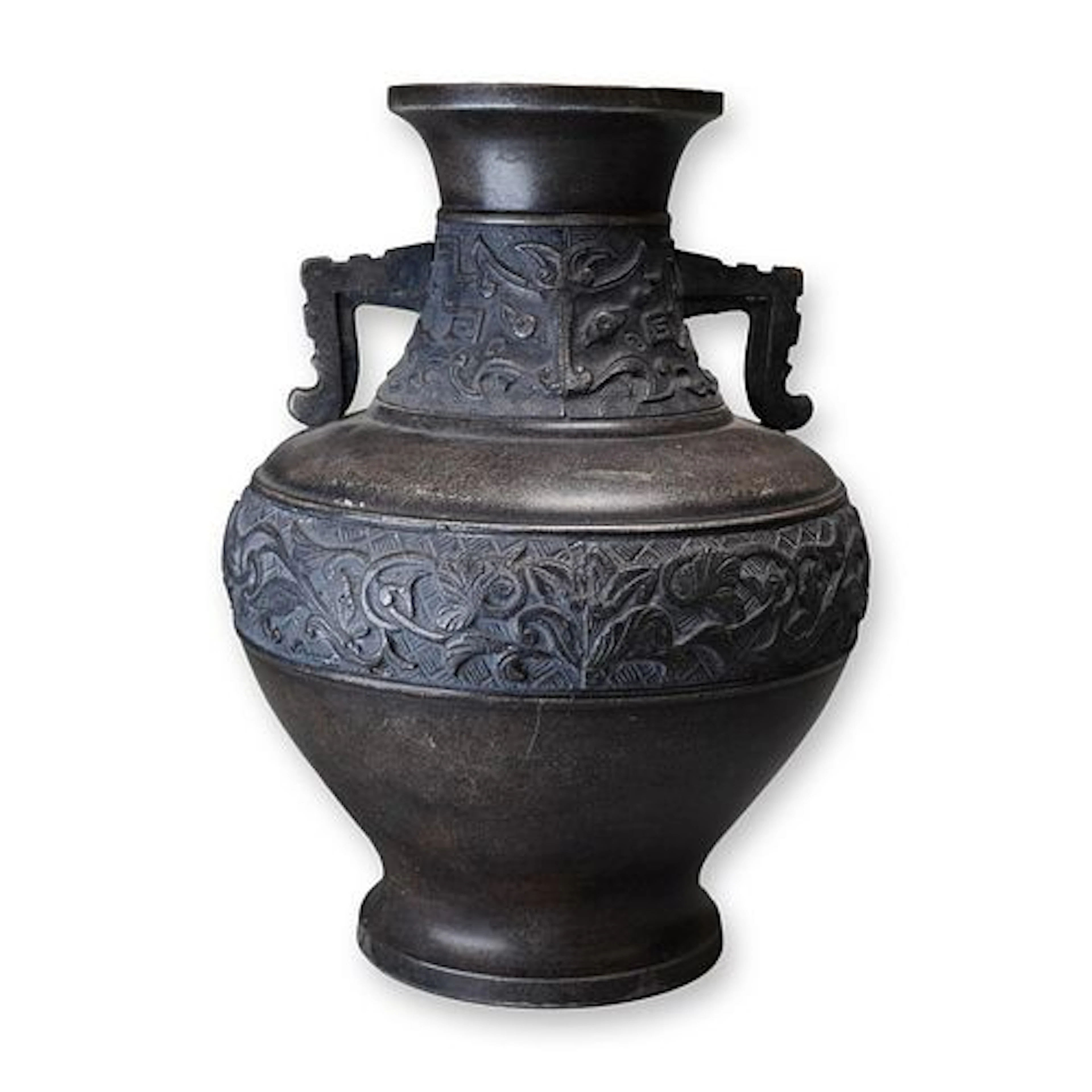 Japanese Bronze Archaic Style Vase