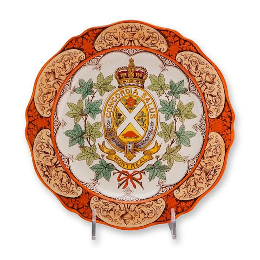 Wedgwood Etruria Earthenware Commemorative Plate, Montreal