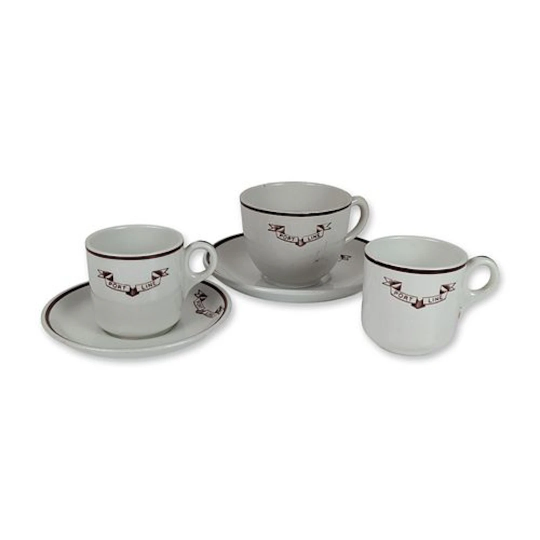 5pc Furnivals and Wood & Sons Port Line Tableware
